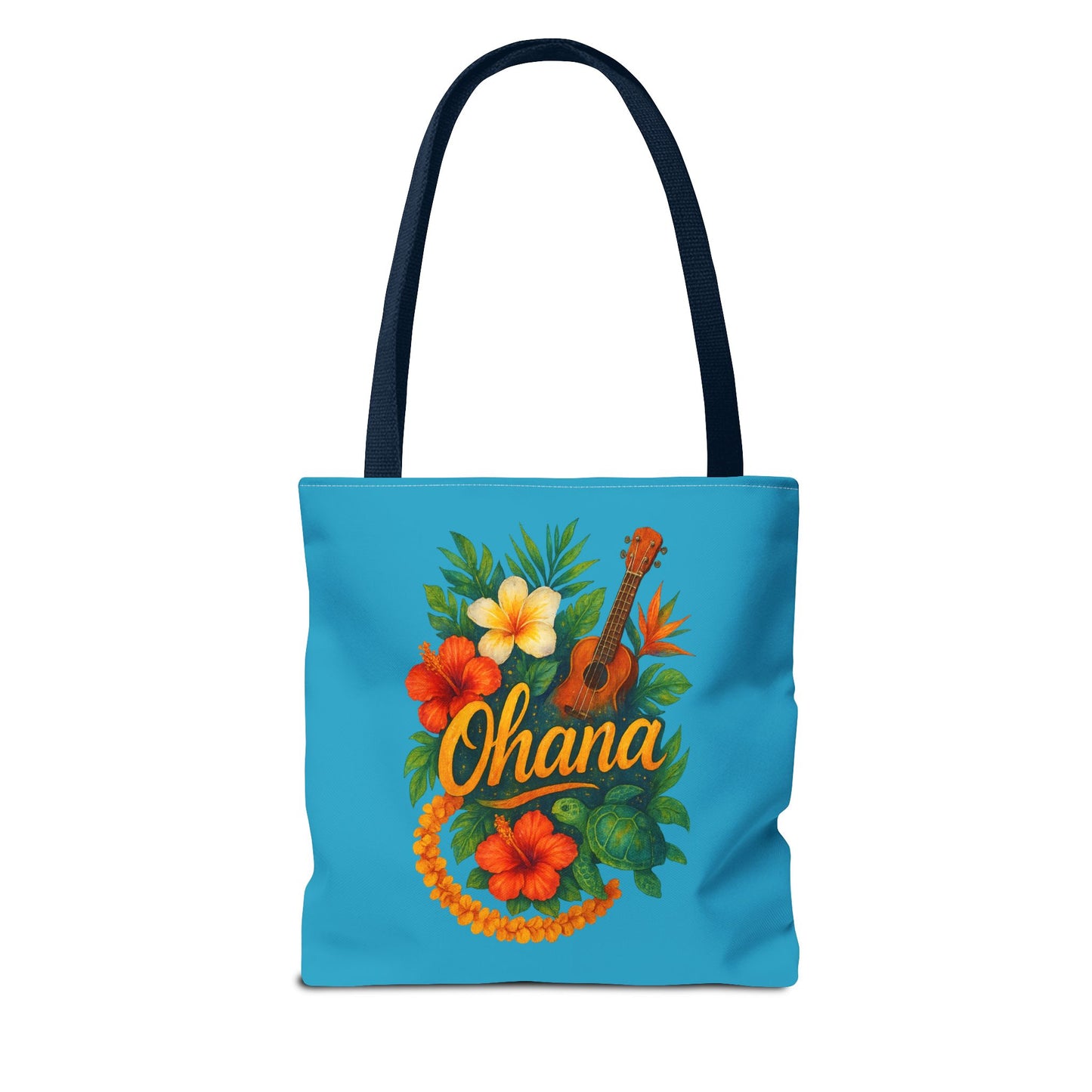 Hawaiian Ohana Tote Bag | Tropical Reusable Beach Bag | Aloha Gift Idea | Island Vibes Bag | Summer Tote | Luau Party Favor | Coastal Bag