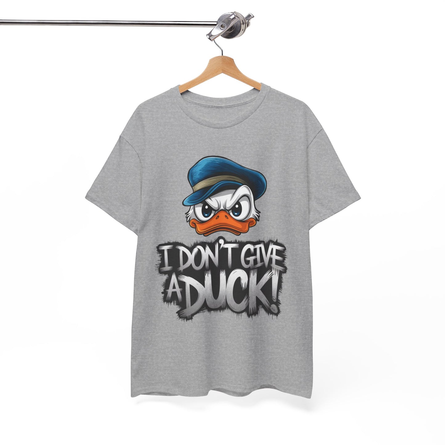 I Don’t Give a Duck Shirt – Funny Grumpy Duck Tee – Sarcastic Animal Graphic Shirt – Unisex Gift for Duck Lovers & Meme Fans