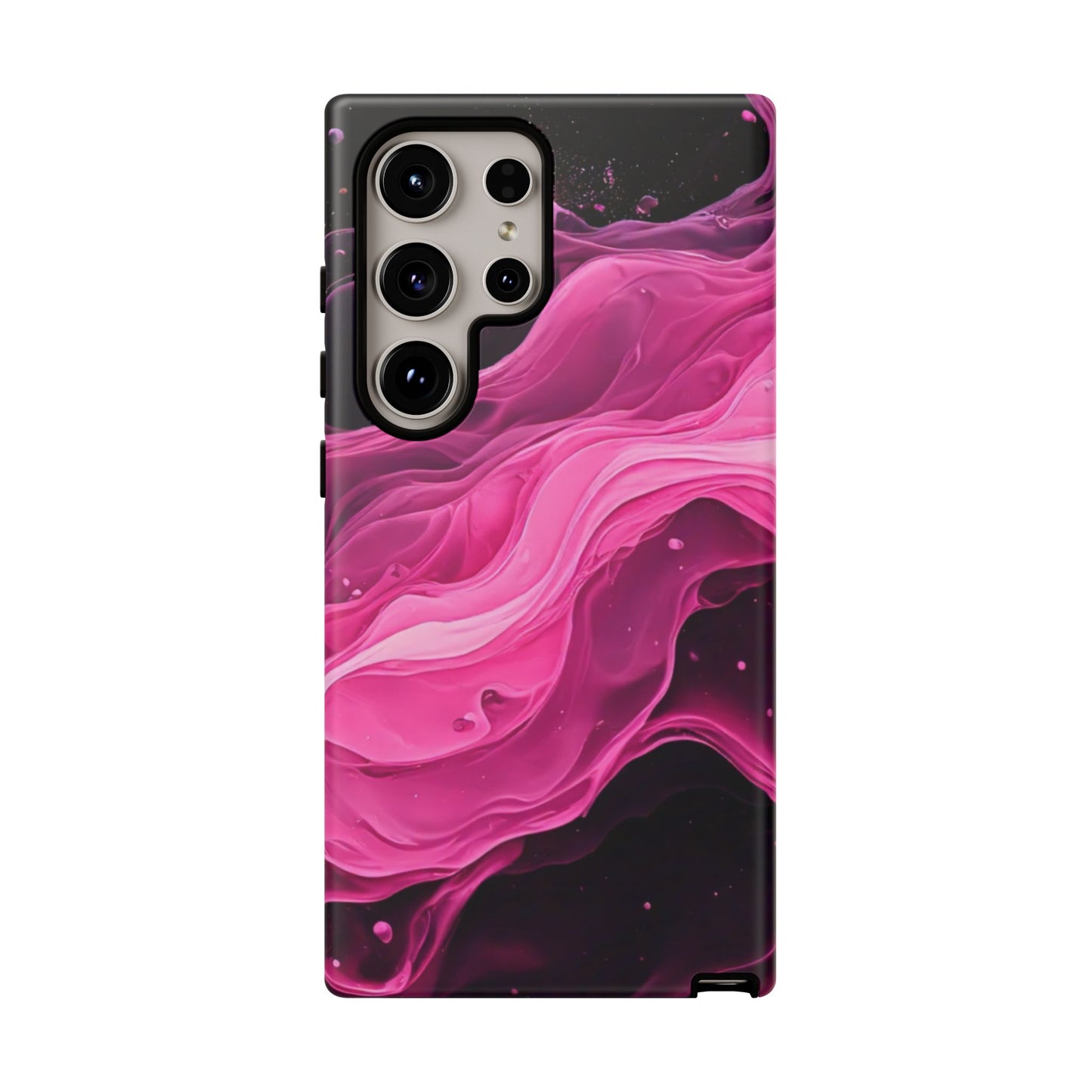 Samsung Galaxy Pink Paint Splash phone cover
