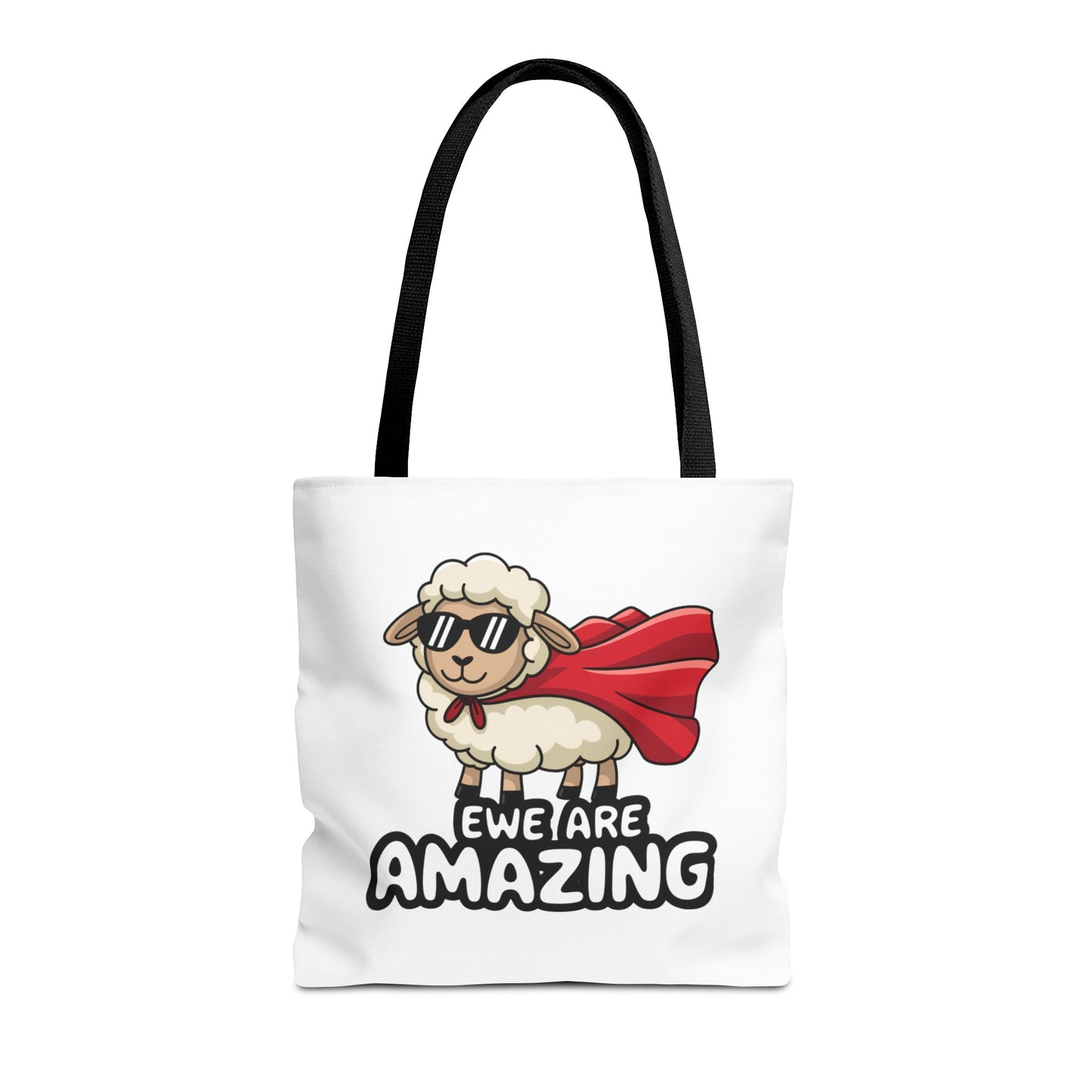 Sheep Tote Bag - Ewe Are Amazing Inspirational Bag Everyday Tote Funny Bag