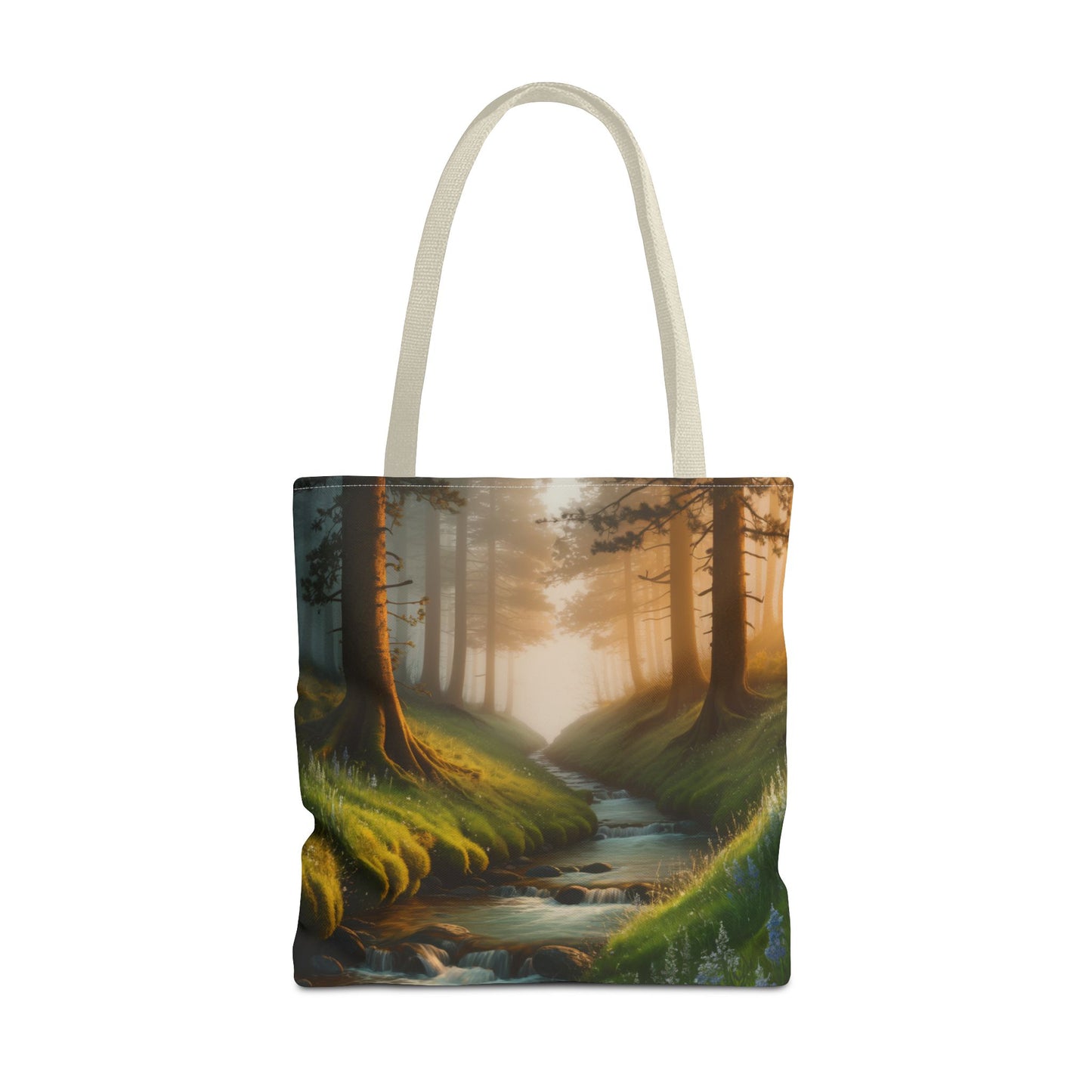 Nature Stream Tote Bag Shopping Bag Reusable Tote Nature Bag