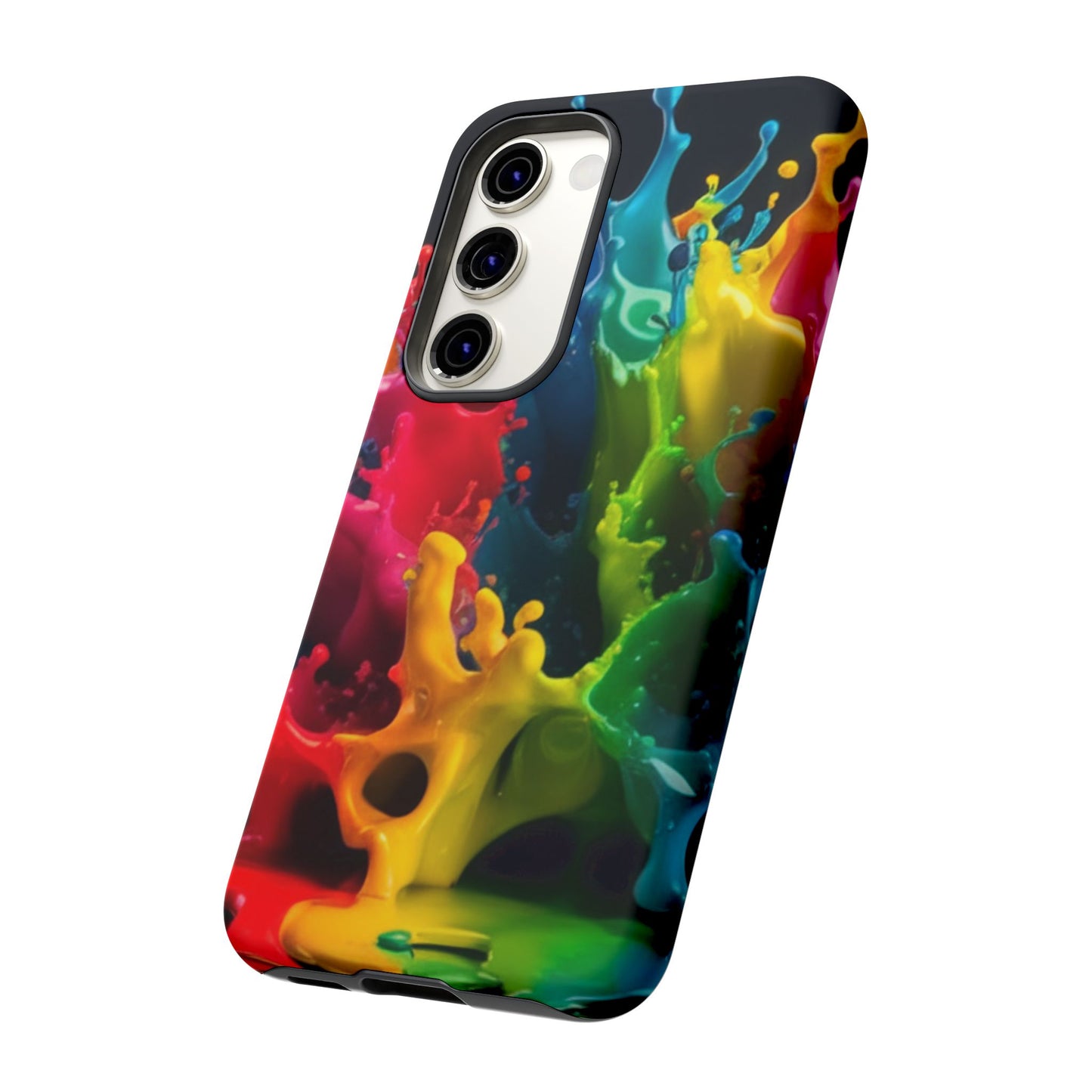 Vibrant Splash Samsung Phone Case - Tough Spectrum Splash Samsung Case