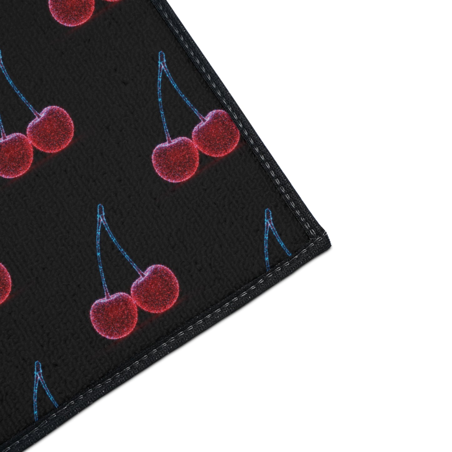Floor Mat - Sparkling Cherries Design Cherry Decor Cherry Welcome Mat Cherry Door Mat