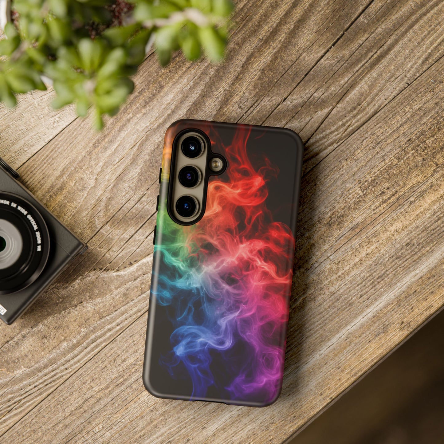 Samsung Galaxy Tough Case with Colorful Smoke Design