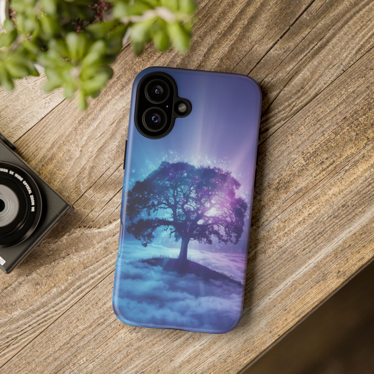 iPhone Case with Dreamy Tree Design