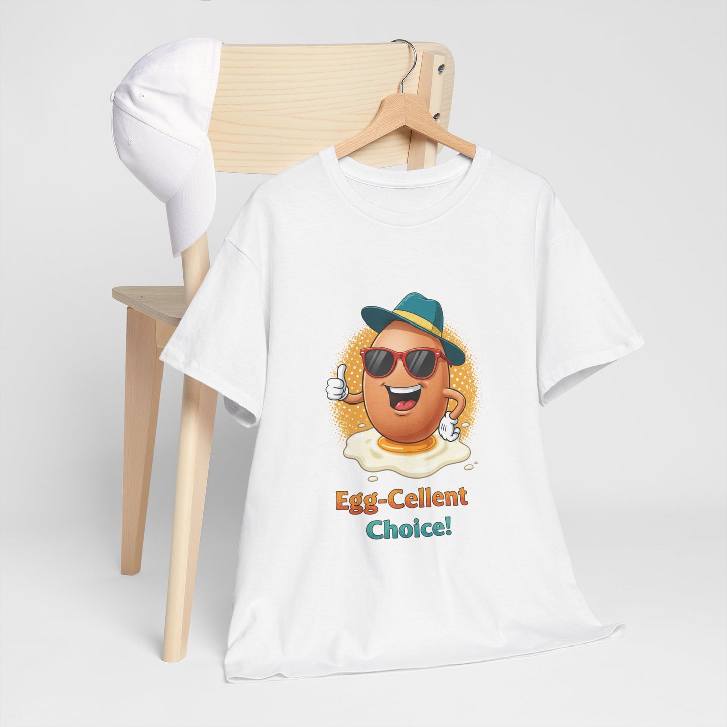 Funny Egg Shirt | Egg-Cellent Choice T-Shirt | Pun Food Tee | Breakfast Lover Gift | Cool Cartoon Egg Shirt | Dad Joke Shirt