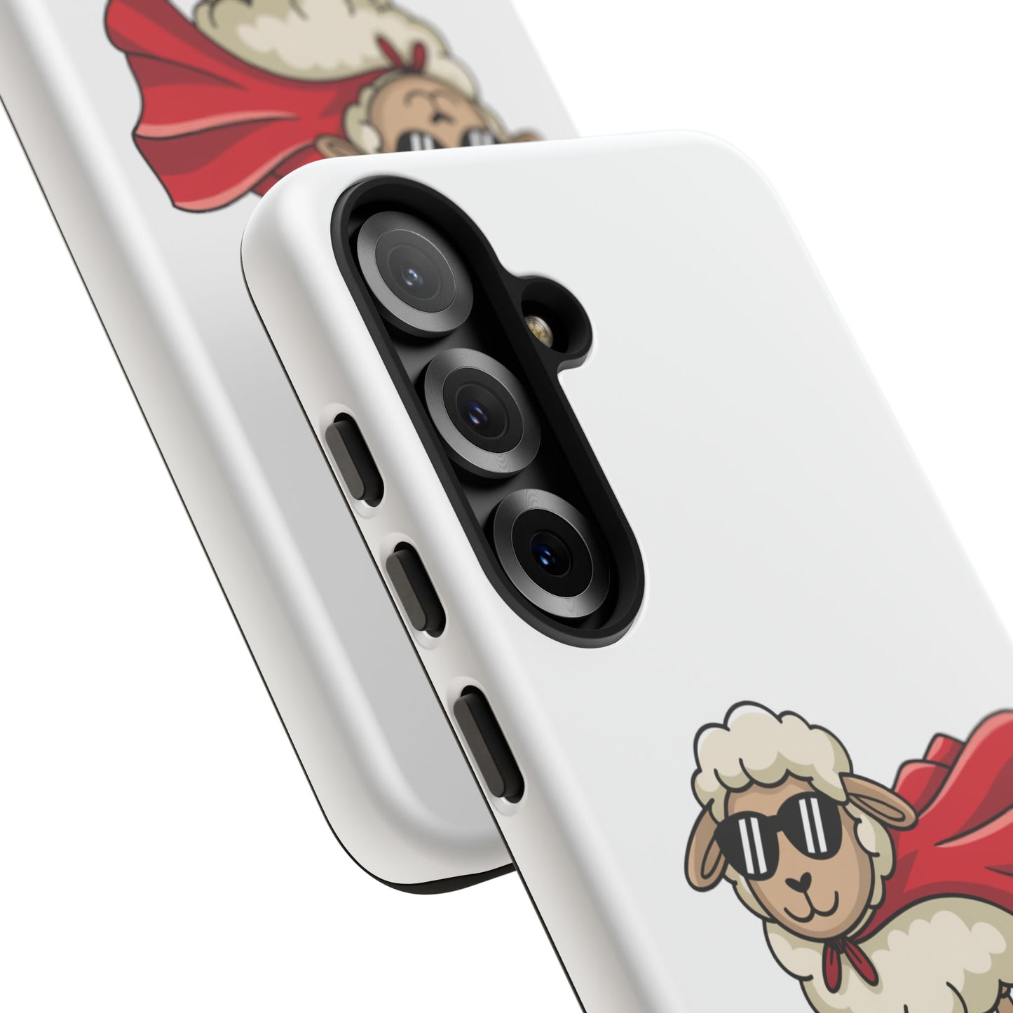 Funny Samsung Case - Cute Sheep Phone Cover - "Ewe Are Amazing" Gift for Her or Him - Animal Pun Superhero Case - Samsung Case