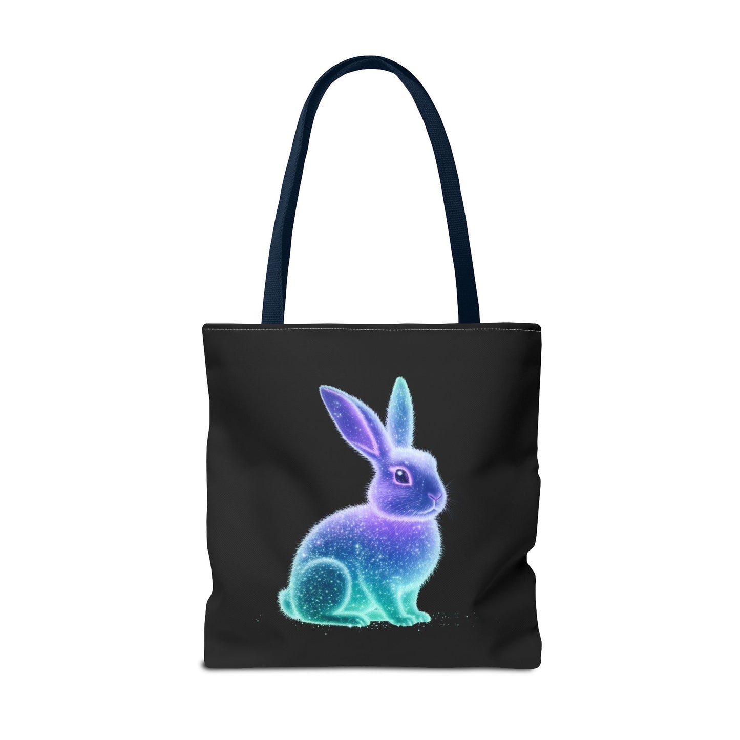Bioluminescent Easter Bunny Tote Bag Easter Bag Easter Tote Reusable Shopping Bag