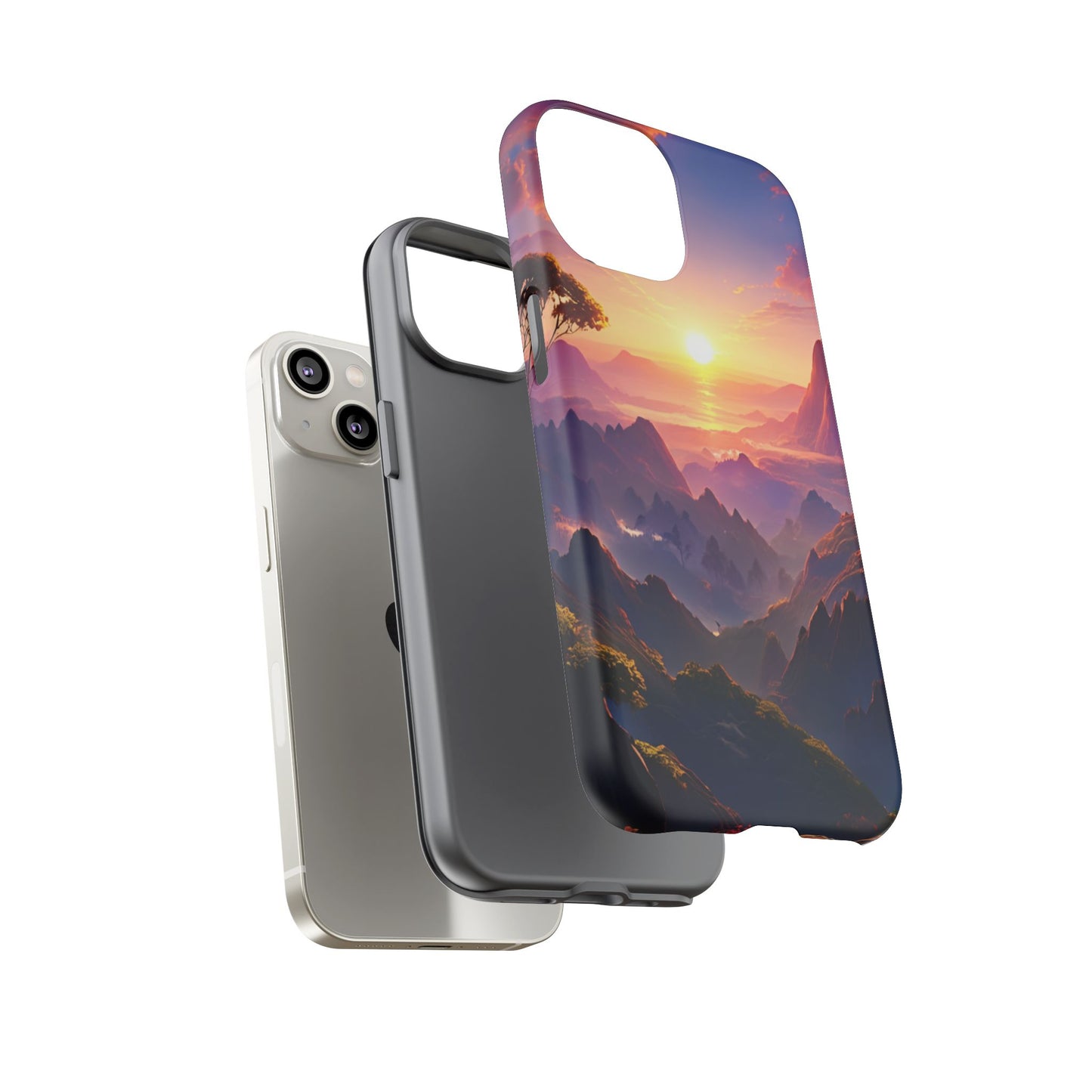iPhone Tough Case - Artistic Sunset Landscape