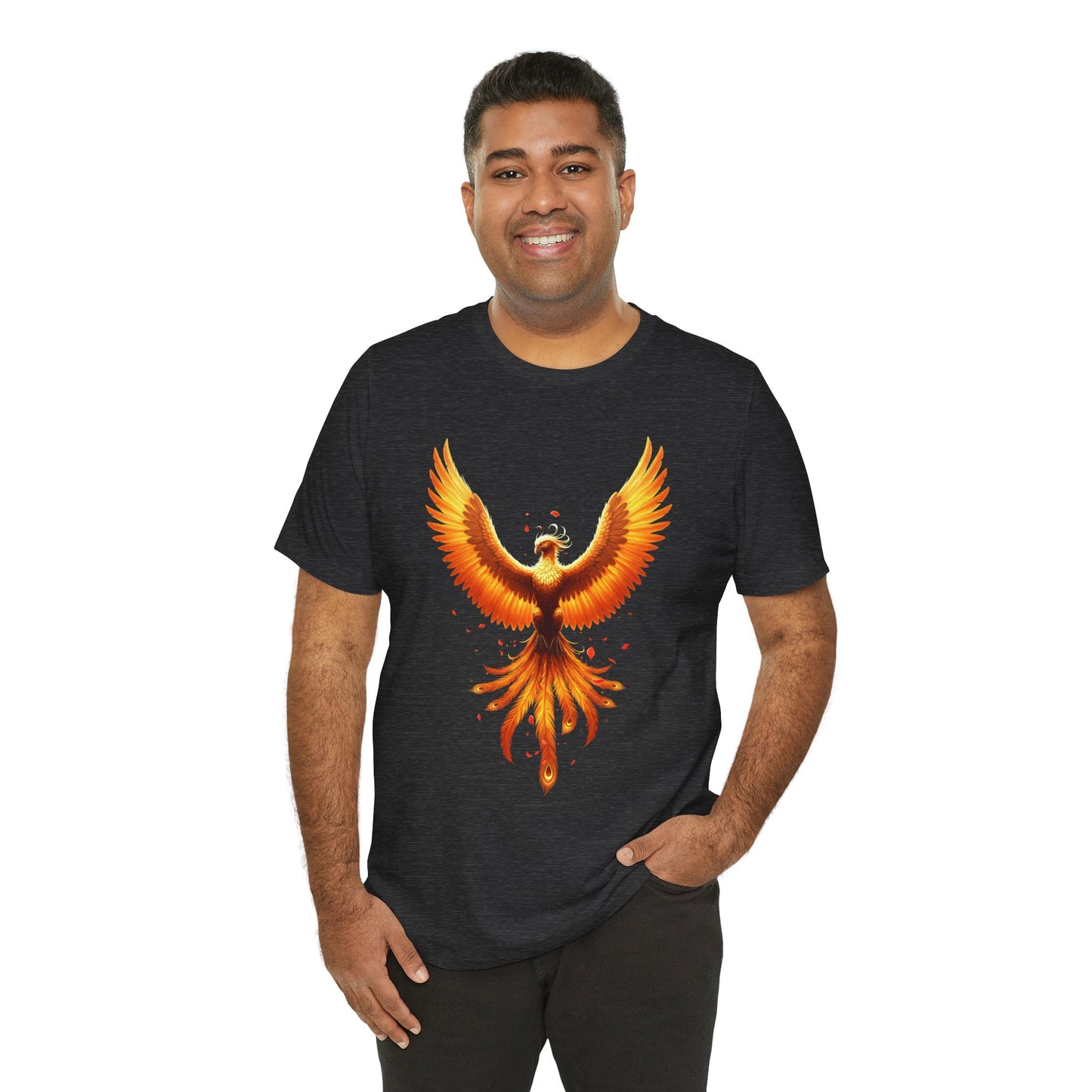 Phoenix Rising Shirt • Fiery Phoenix Graphic Tee • Rebirth Transformation Myth Shirt • Firebird Art Tee • Unisex Gift Tee XS‑5XL