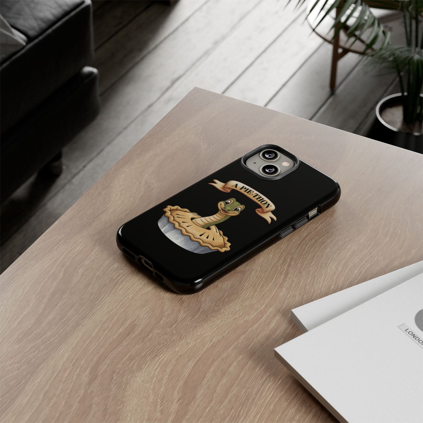 iPhone Case - 'Pie-Thon' Snake Pie Funny Tough Case