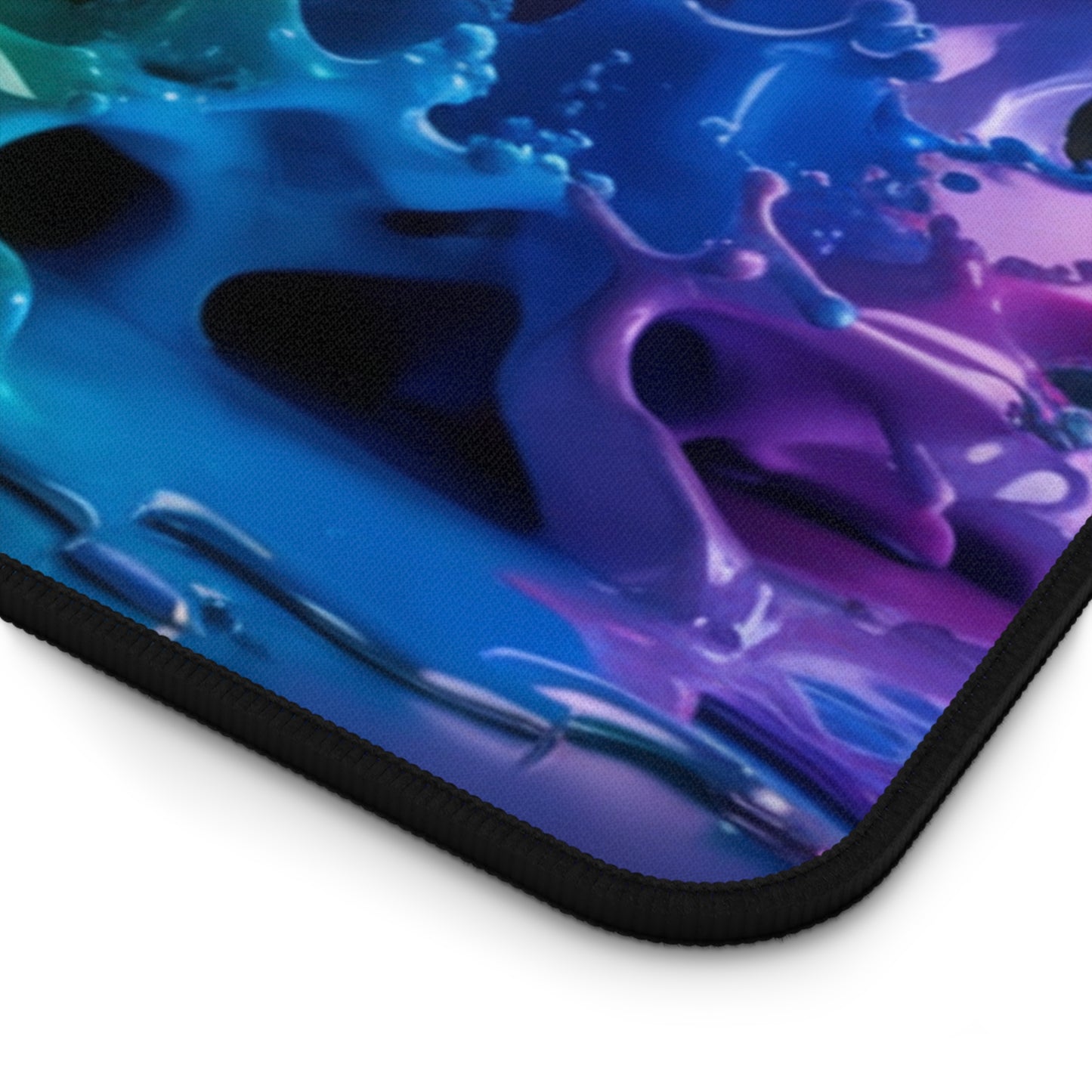Color Splash Desk Mat – Vibrant Rainbow Paint Splash Mouse Pad, Large Non-Slip Gaming Mat, Artistic Desk Pad, Creative Office Decor