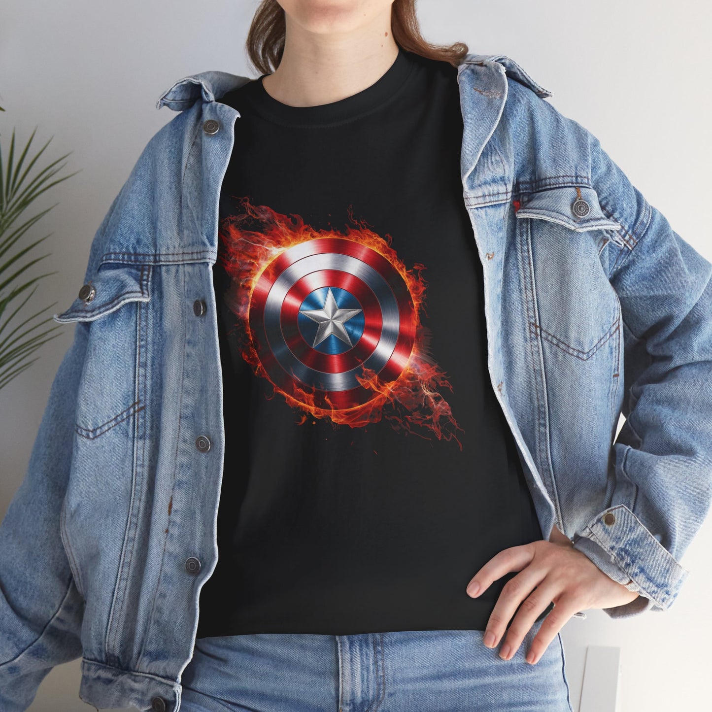 Captain America Flame Tee