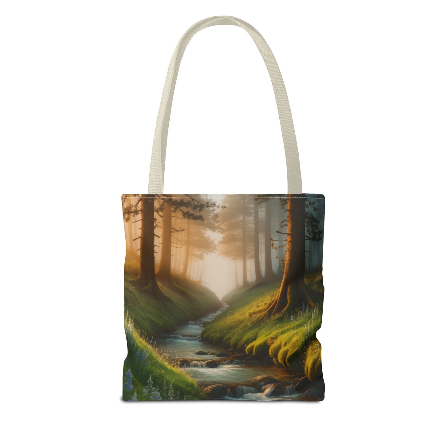 Nature Stream Tote Bag Shopping Bag Reusable Tote Nature Bag