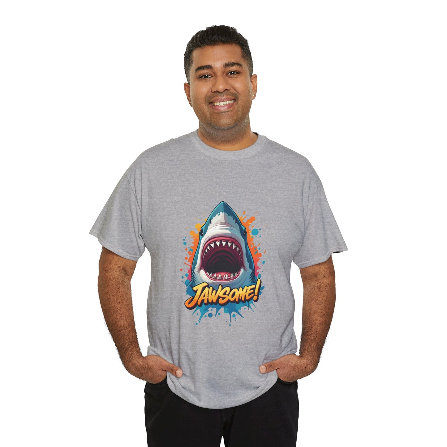 Jawsome Shark Graphic Tee | Fun Ocean Shark T-Shirt, Summer Beach Shirt, Shark Lover Gift, Trending Shark Week Apparel, Cute Marine Life Tee