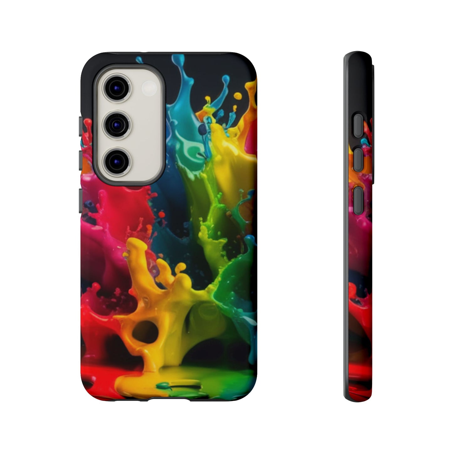 Vibrant Splash Samsung Phone Case - Tough Spectrum Splash Samsung Case