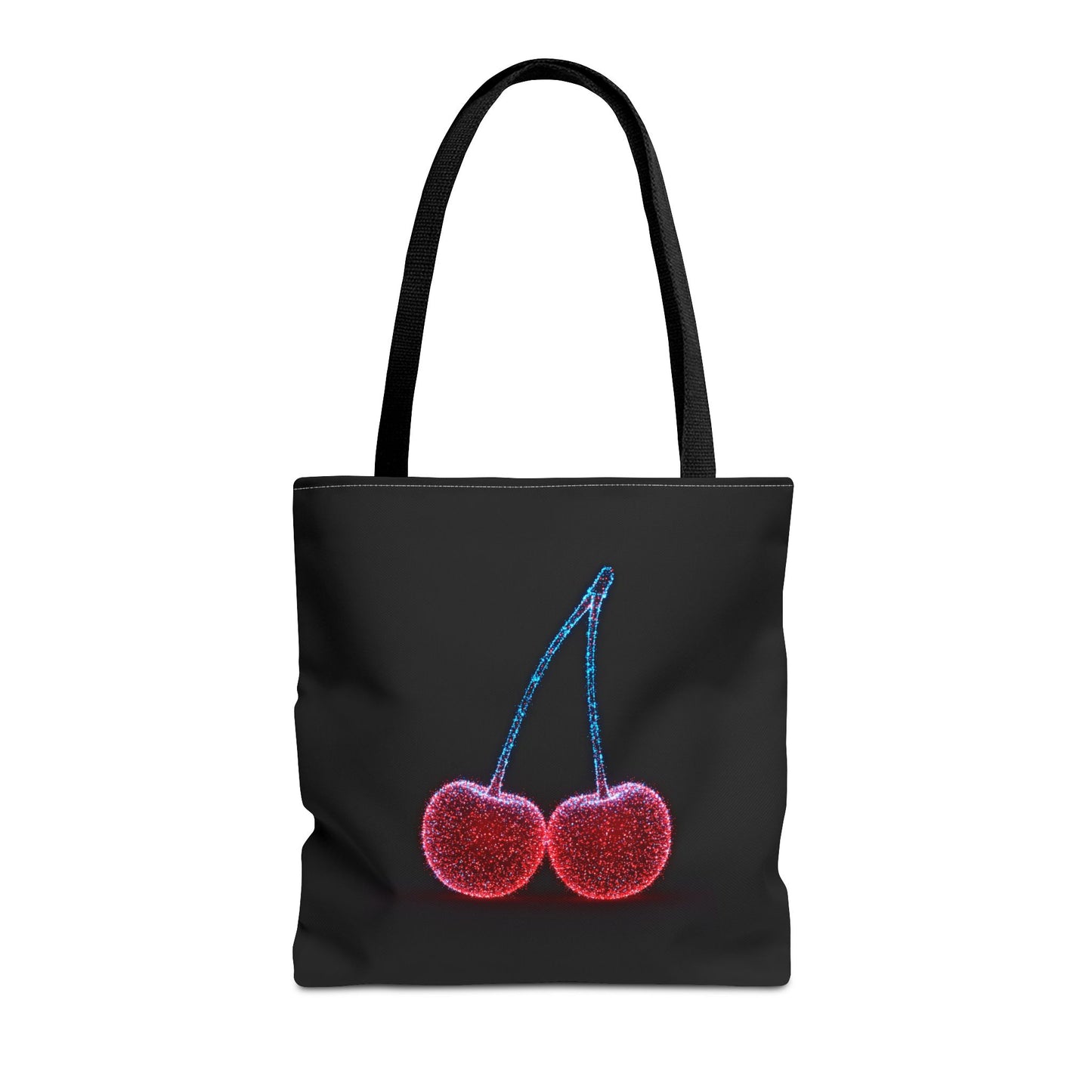 Sparkling Cherry Tote Bag Reusable Bag Shopping Bag Cherry Bag Reusable Tote