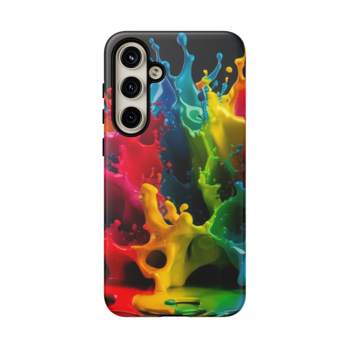 Vibrant Splash Samsung Phone Case - Tough Spectrum Splash Samsung Case