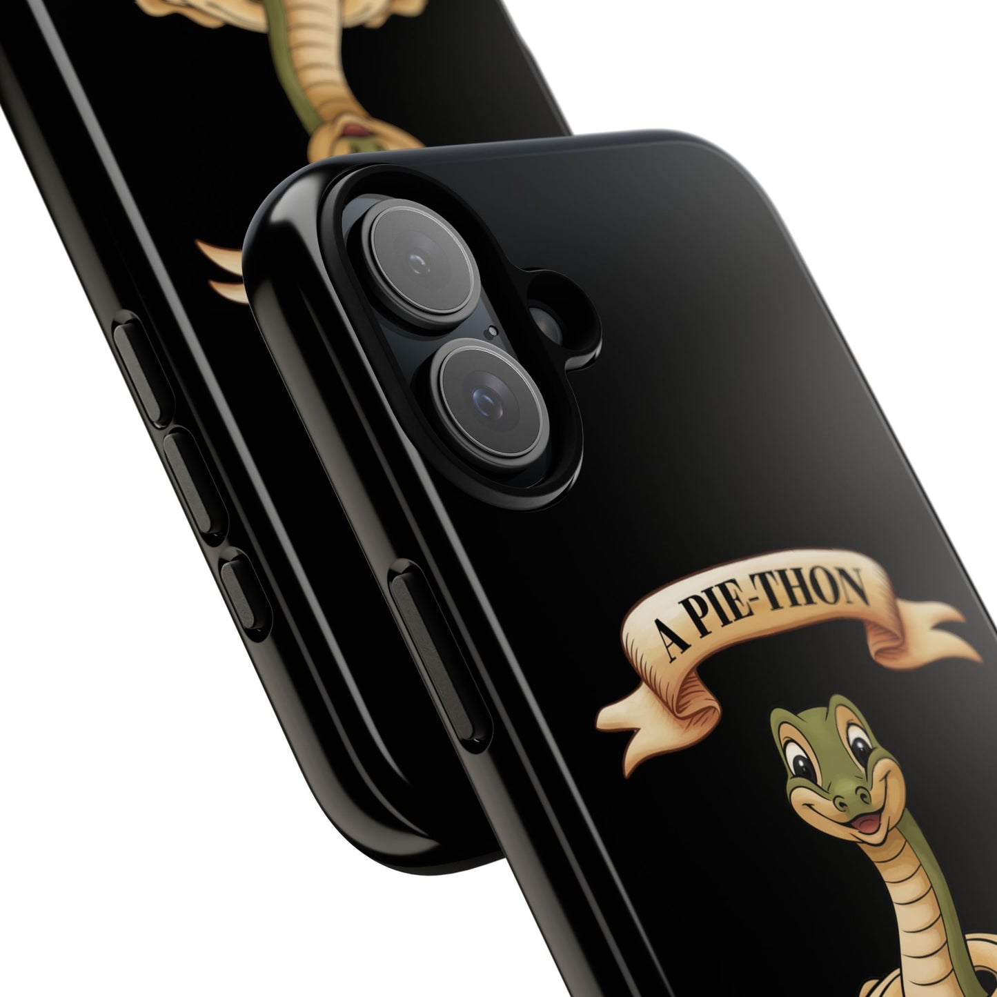 iPhone Case - 'Pie-Thon' Snake Pie Funny Tough Case