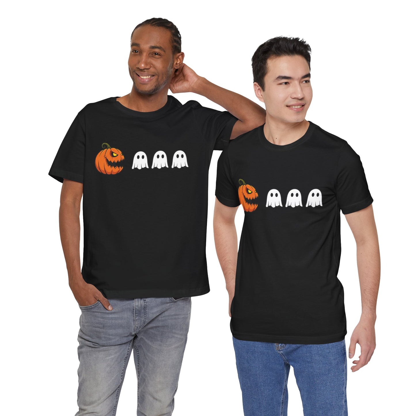 Pumpkin Pac-Man Shirt, Halloween Arcade Tee, Pumpkin Chase Ghosts Tee, Retro Gaming Halloween, Spooky Season Shirt, Vintage Game Pumpkin Top