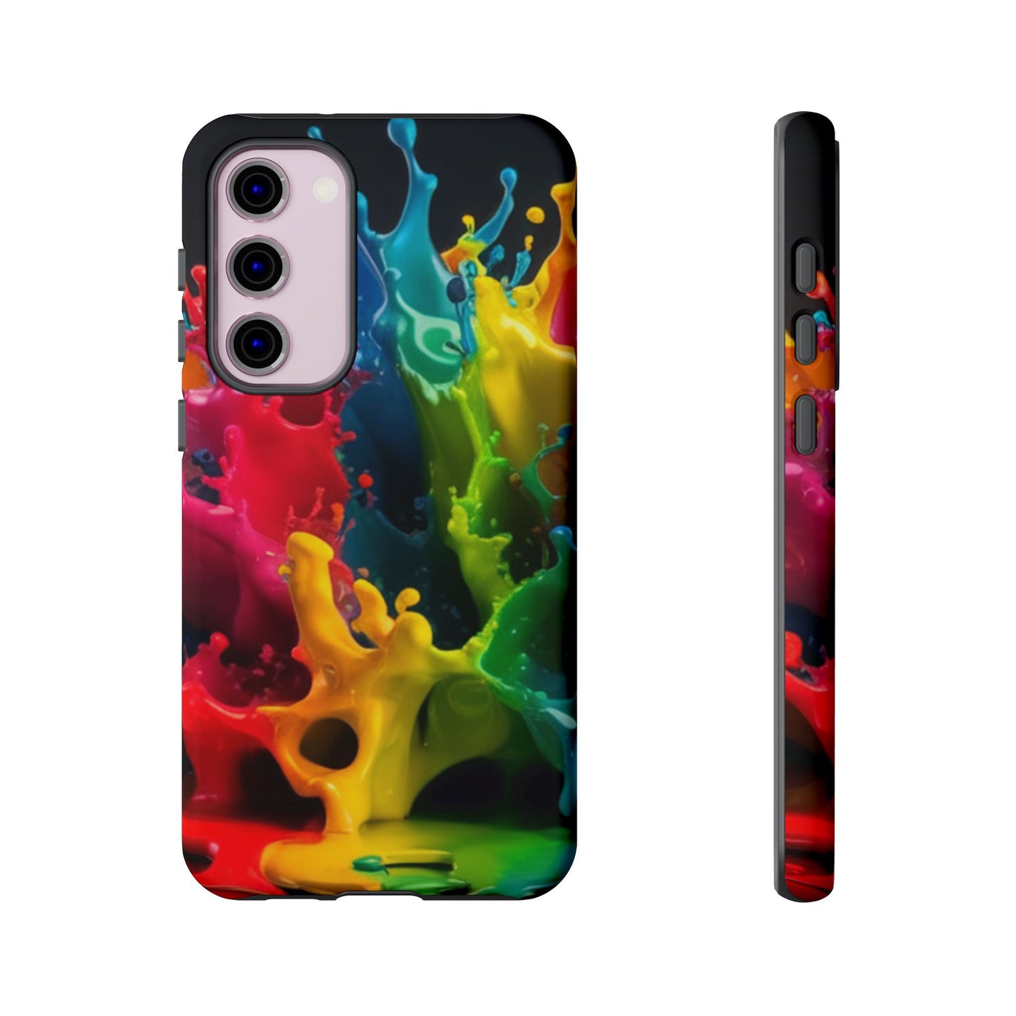 Vibrant Splash Samsung Phone Case - Tough Spectrum Splash Samsung Case