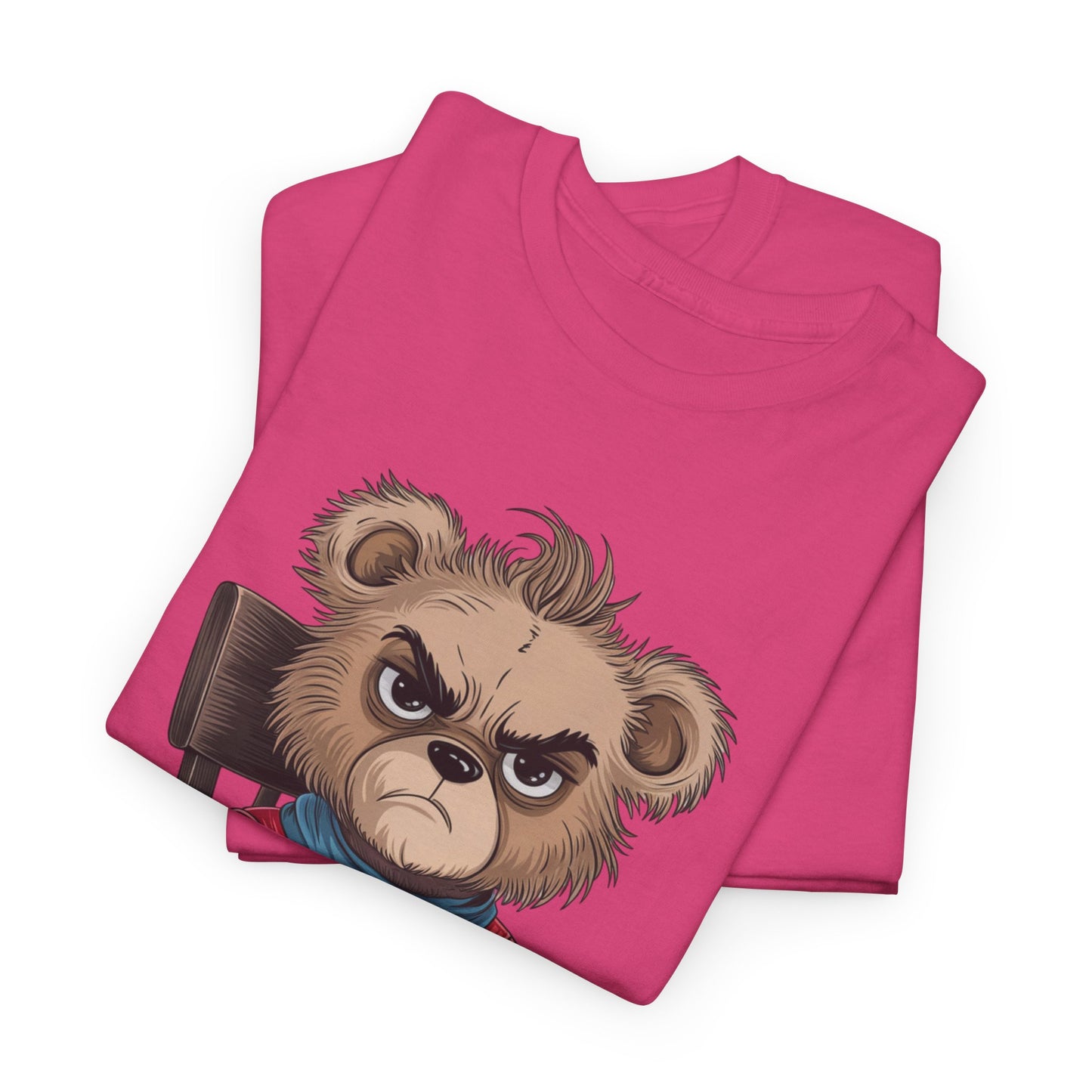 Grumpy Bear Graphic Tee – Please Bear With Me Shirt – Funny Animal T‑shirt – Sarcastic Humor Gift – Cute Bear Meme Art Tee