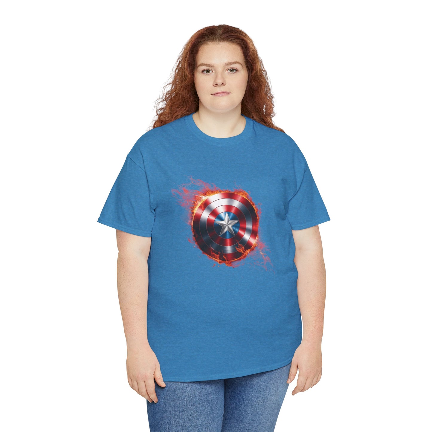 Captain America Flame Tee