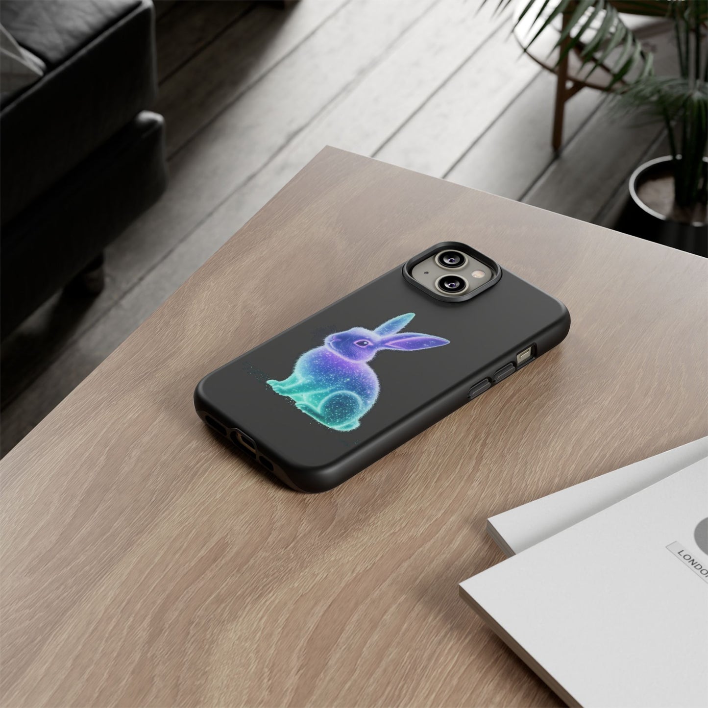 iPhone Case - Bioluminescent Easter Bunny Design