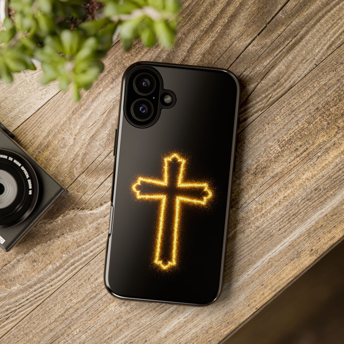 Glowing Cross Phone Case - Faith-Inspired Tough Cases