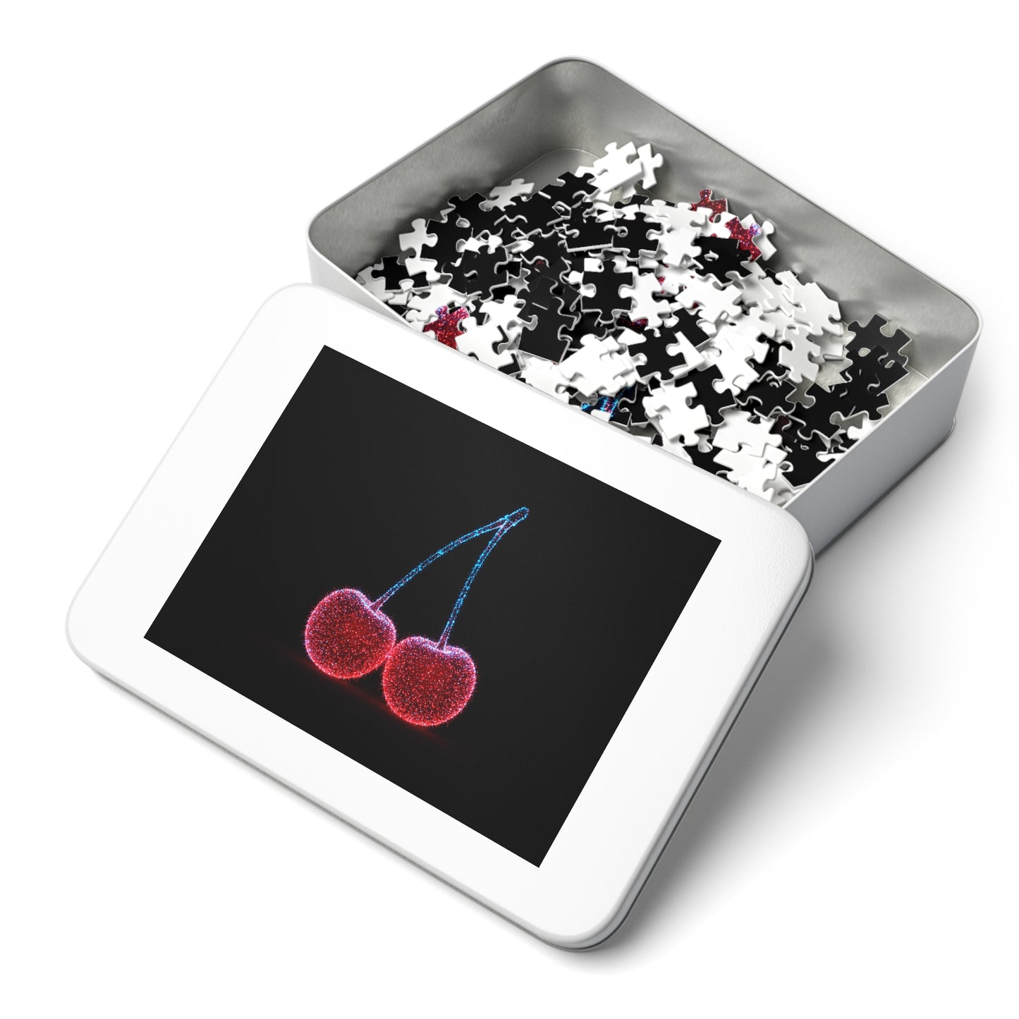 Jigsaw Puzzle: Sparkling Cherries Cherry Puzzle Cherry Game
