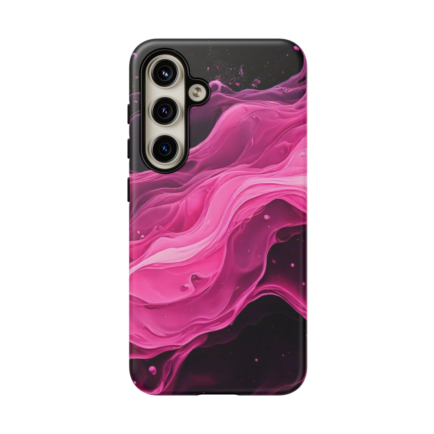 Samsung Galaxy Pink Paint Splash phone cover