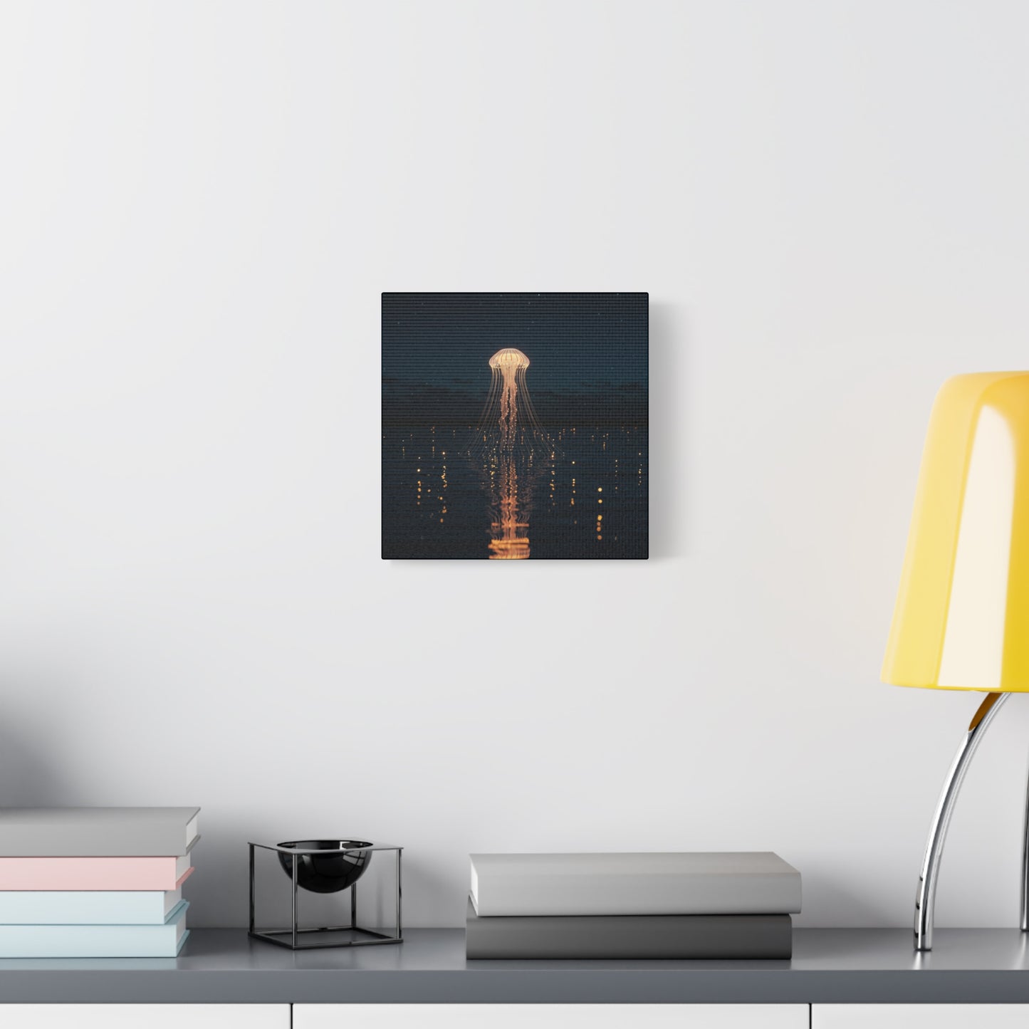 Canvas Art, Jellyfish Emerging from a Lake