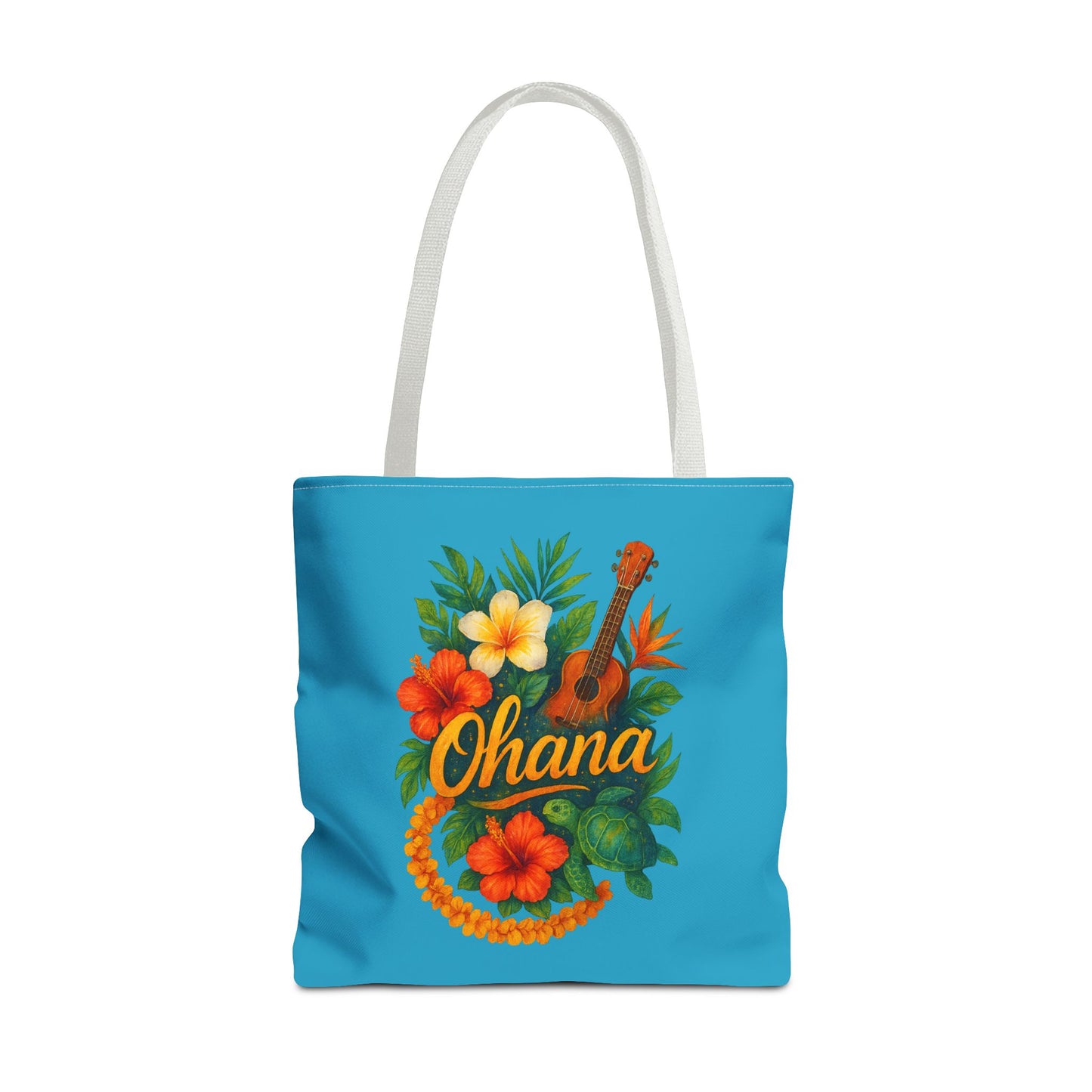 Hawaiian Ohana Tote Bag | Tropical Reusable Beach Bag | Aloha Gift Idea | Island Vibes Bag | Summer Tote | Luau Party Favor | Coastal Bag
