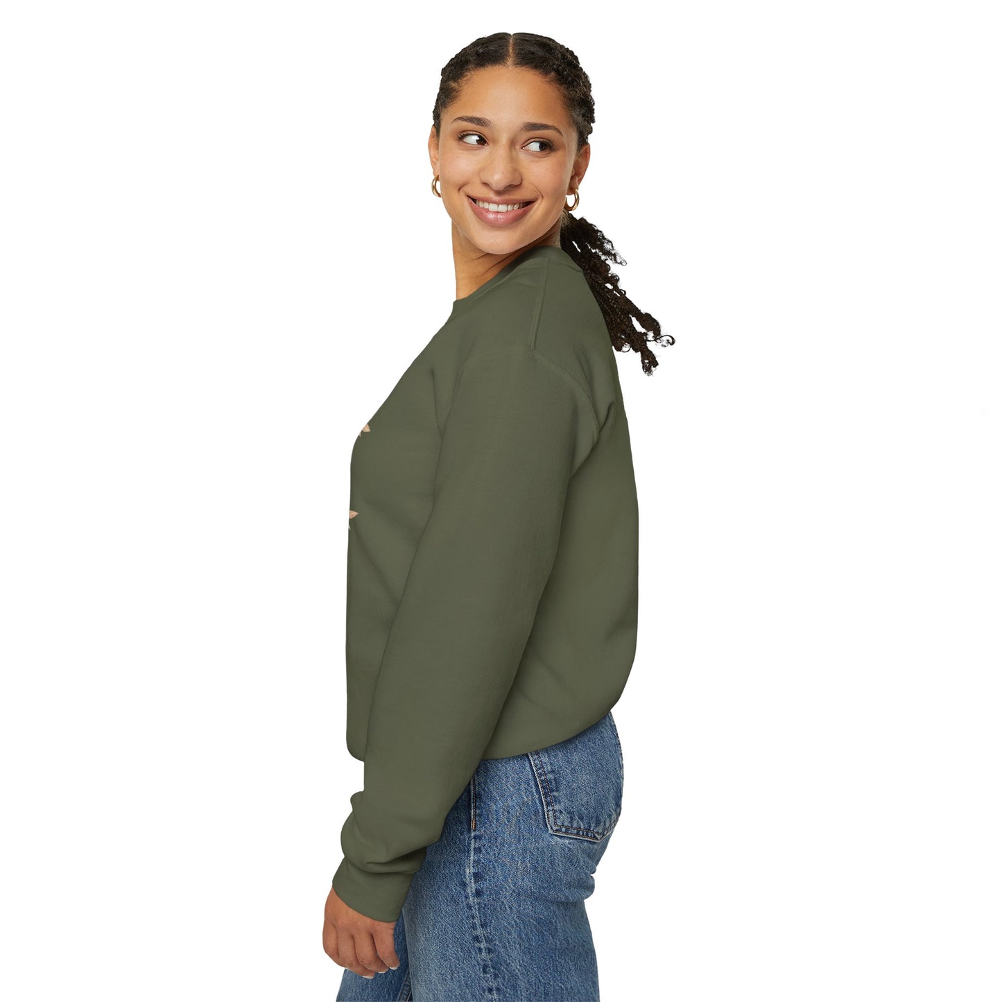 Gobble Thanksgiving Sweatshirt, Neutral Fall Pumpkin Crewneck, Autumn Cotton Stems Leaves Pullover, Cozy Rustic Thanksgiving Top