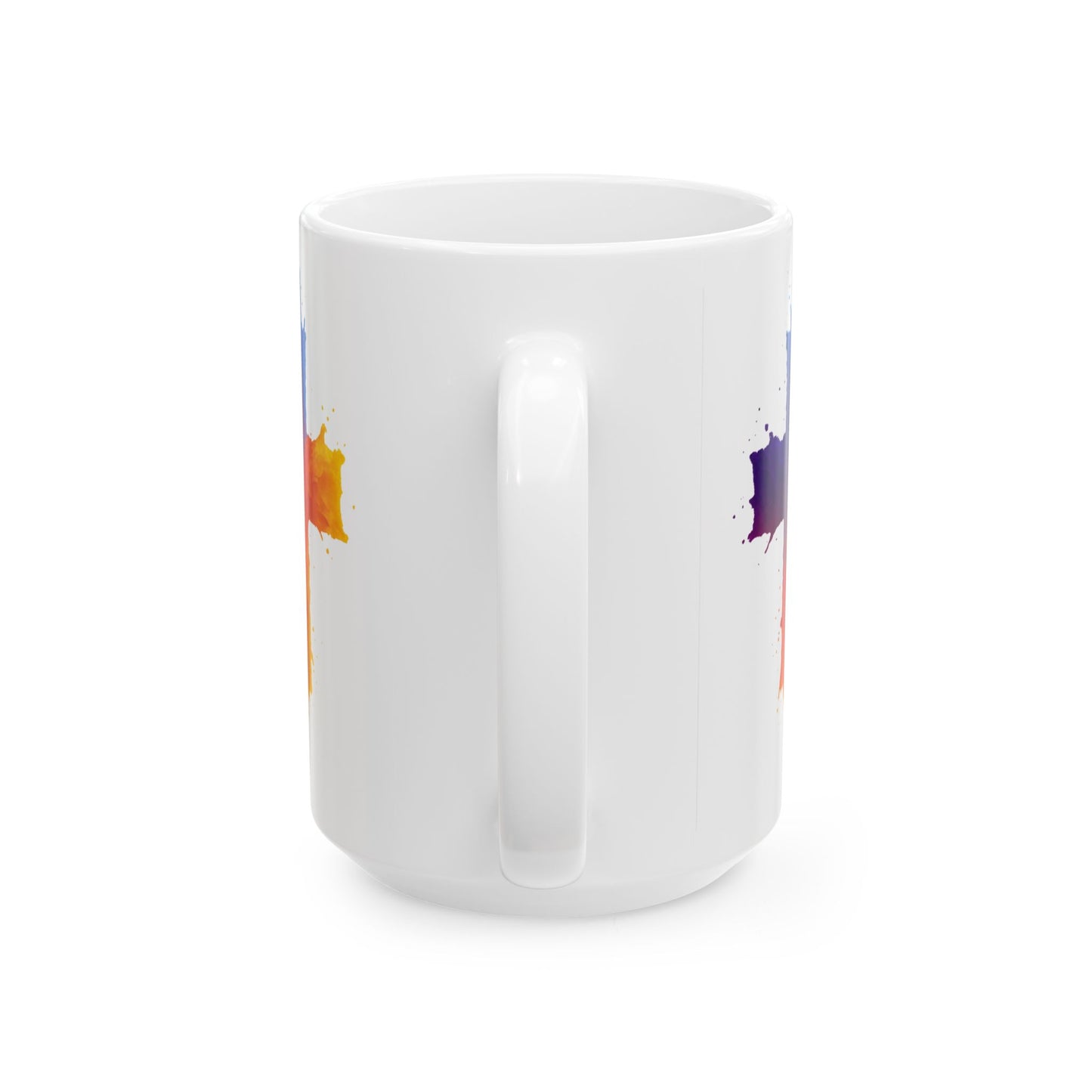 Christian Coffee Mug Watercolor Cross Mug Faith-Based Gift for Him or Her Inspirational Religious Drinkware Scripture Mug