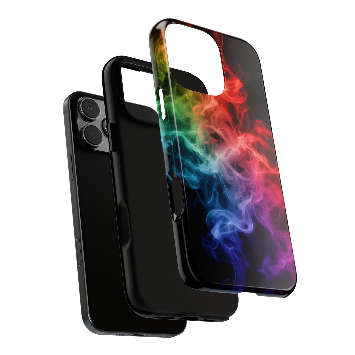 iPhone Case - Colorful Smoke Design