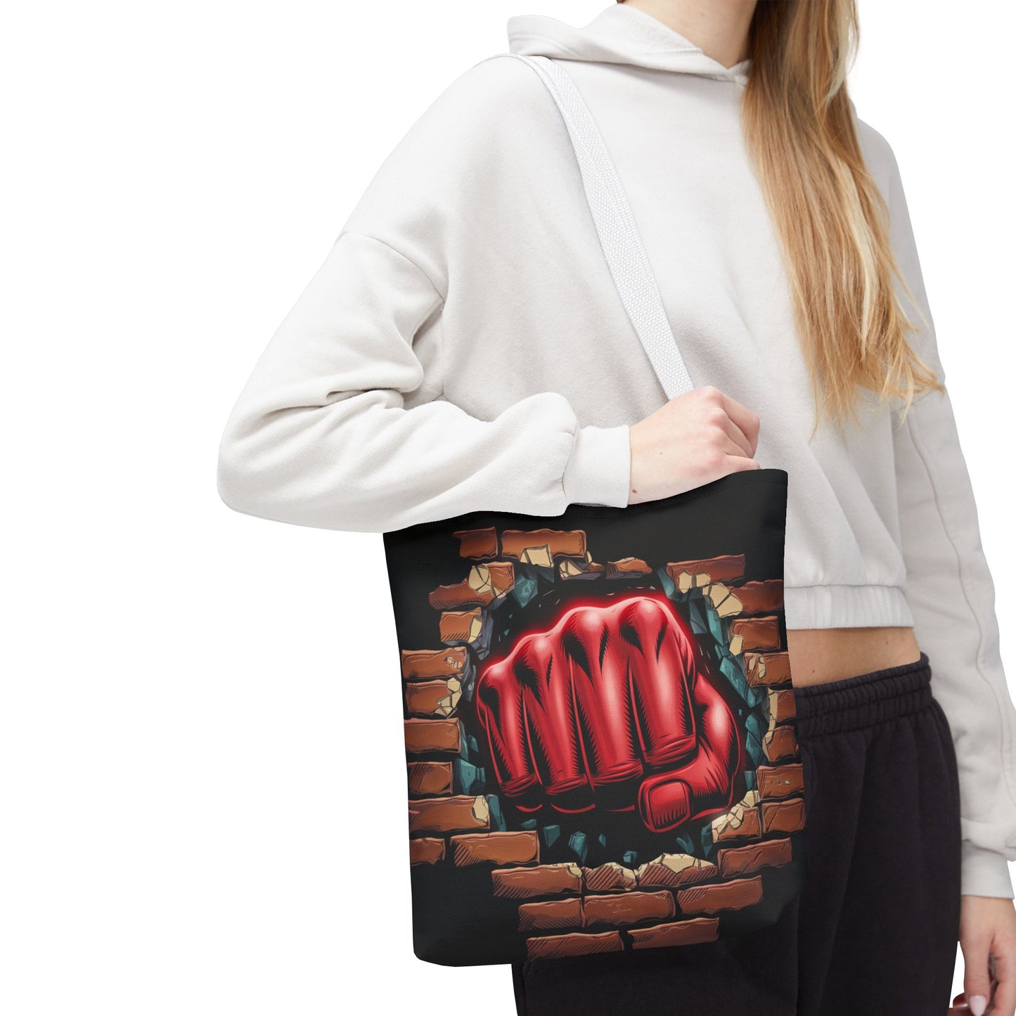 Red Fist Tote Bag