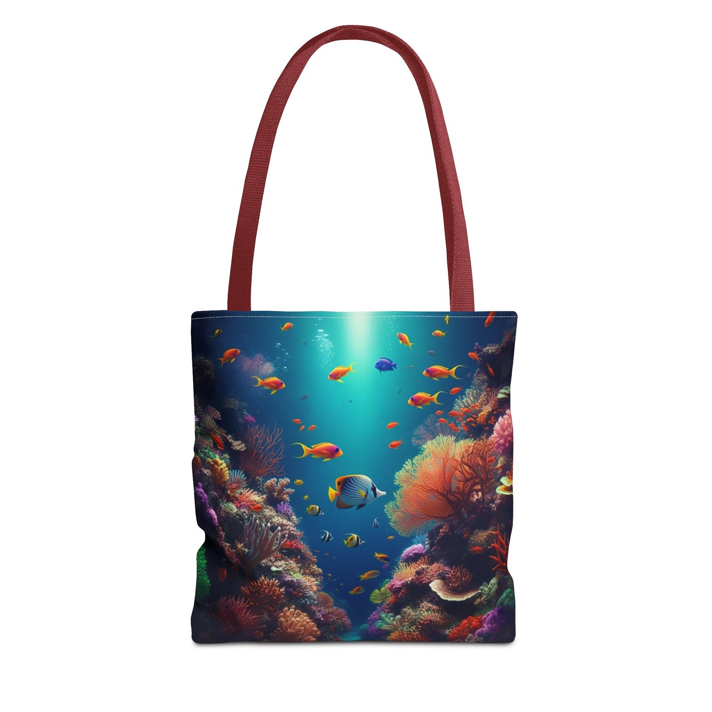 Coral Reef Illustrated Tote Bag