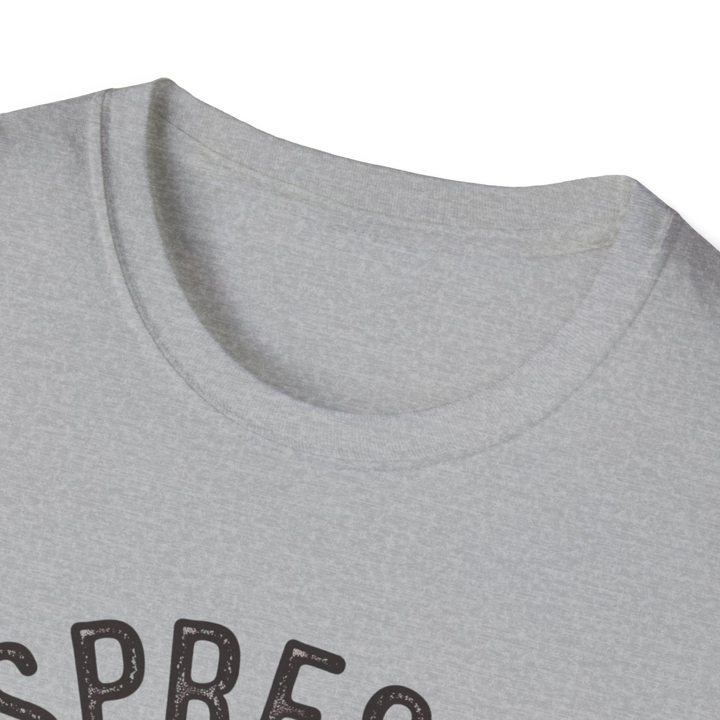 Espresso Yourself T‑Shirt • Funny Coffee Pun Graphic Tee • Musical Espresso Shirt • Caffeine Lover Gift • Coffee Humor Tee for Baristas