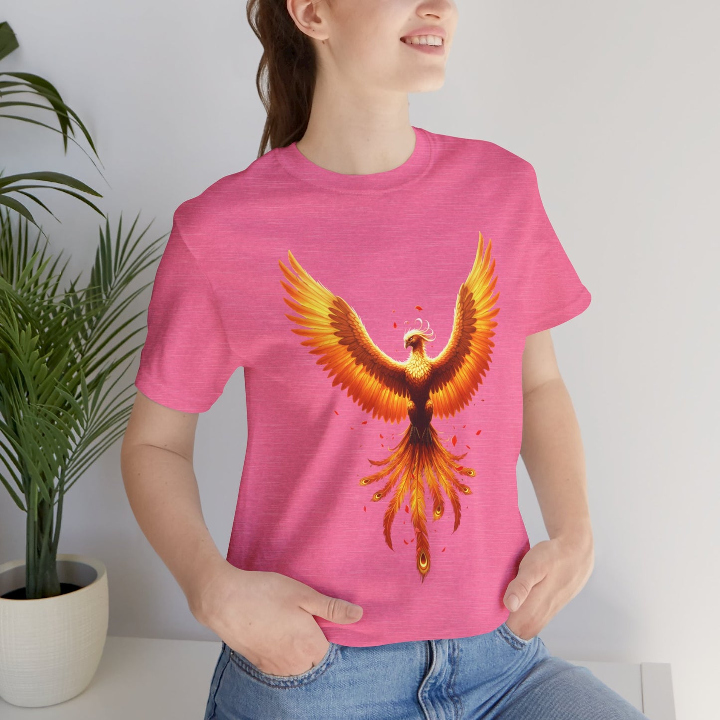 Phoenix Rising Shirt • Fiery Phoenix Graphic Tee • Rebirth Transformation Myth Shirt • Firebird Art Tee • Unisex Gift Tee XS‑5XL