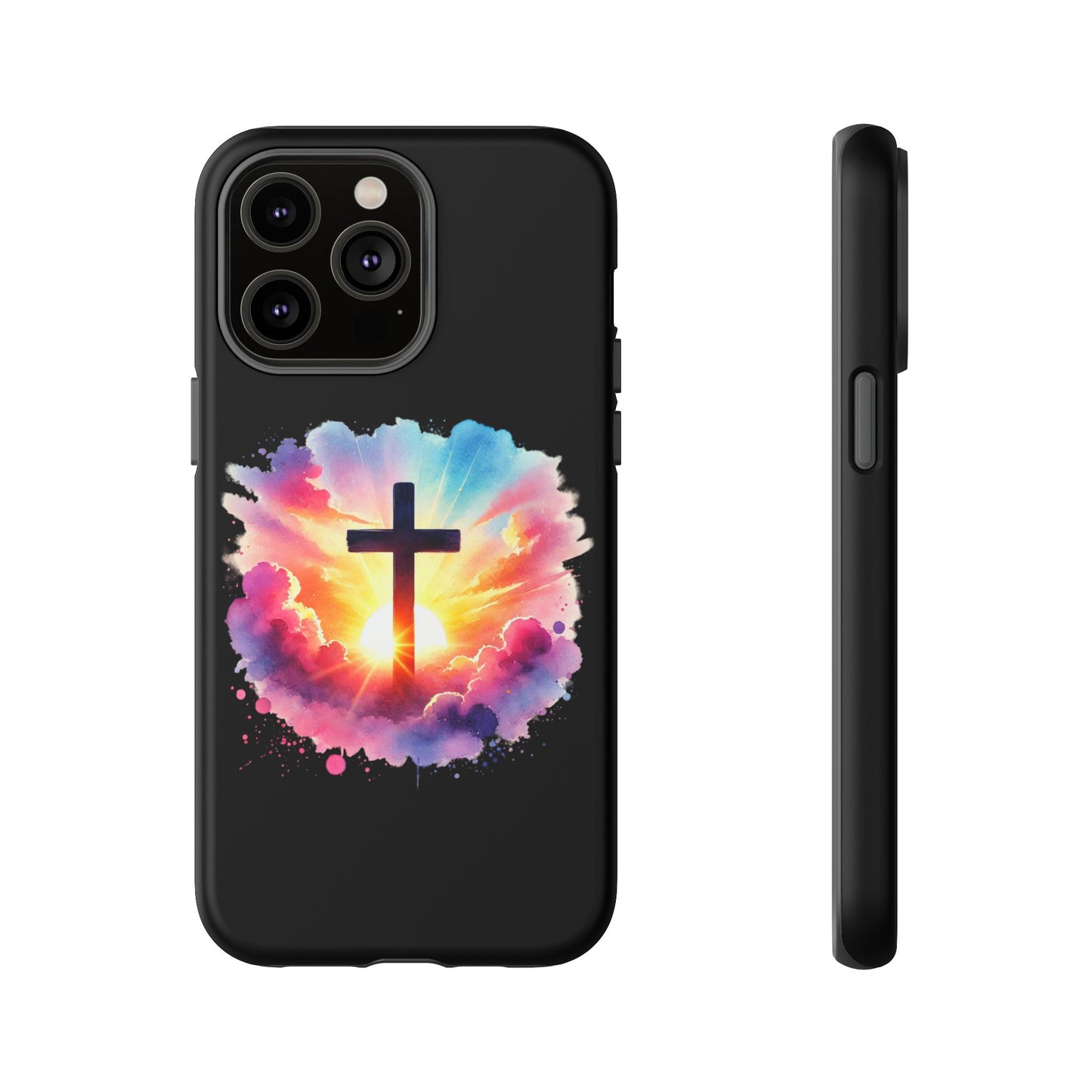 Inspirational Cross iPhone Case Christian Phone Case Easter iPhone Case Faith Based Case Easter iPhone Case