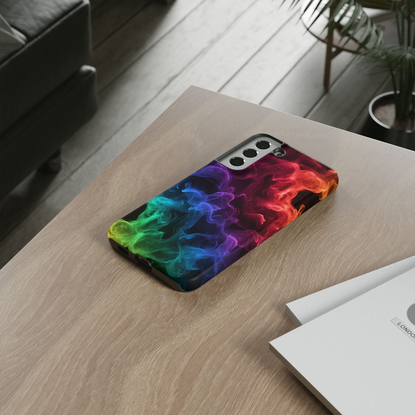 Samsung Tough Case - Colorful Smoke Design