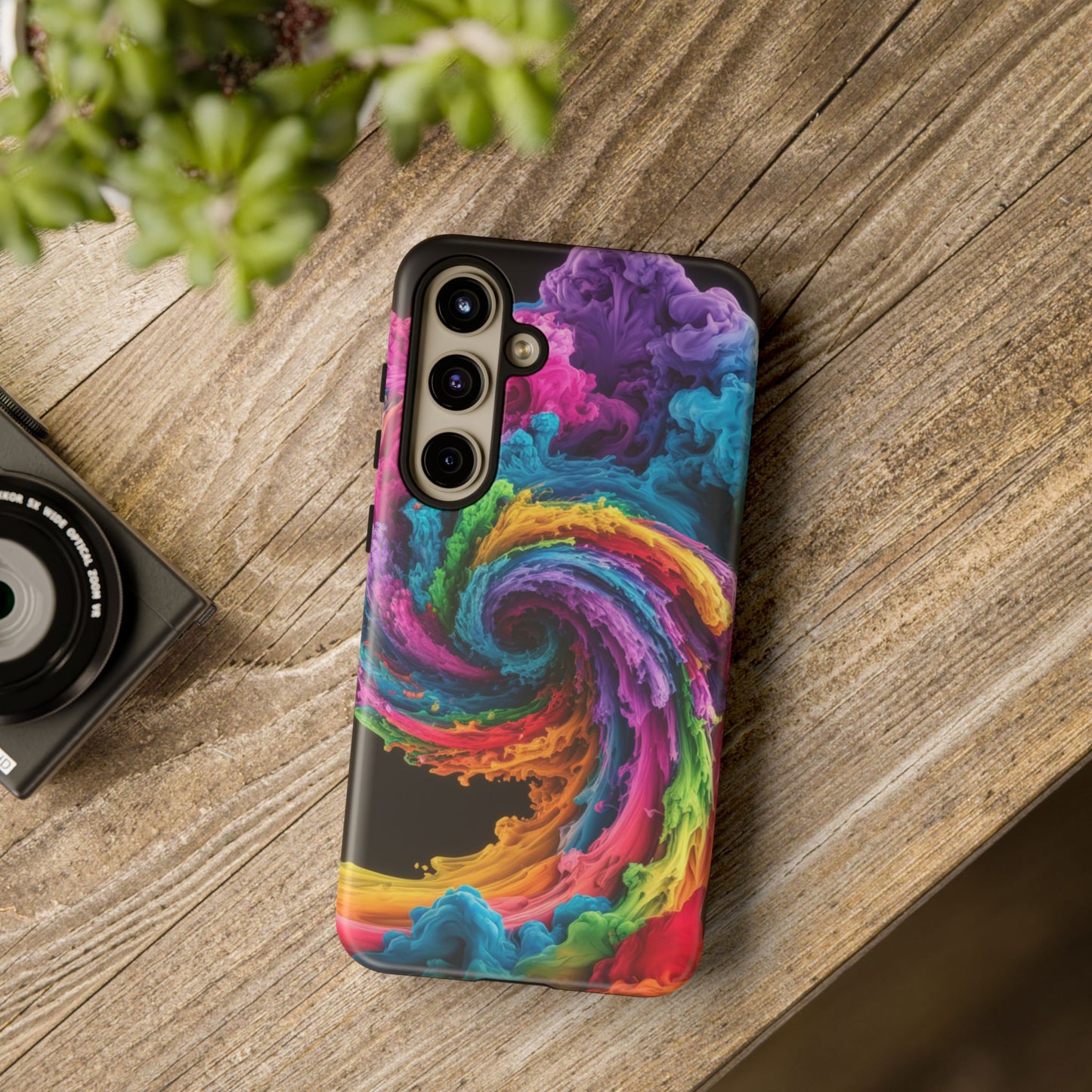 Phone Case - Colorful Swirl Design for Samsung Galaxy
