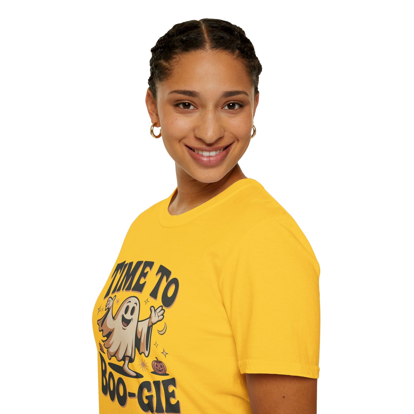 Time To Boo-gie Ghost Dance Halloween T-Shirt • Retro Spooky Ghost Tee • Funny Boo-gie Costume Tee • Spooky Season Graphic Shirt