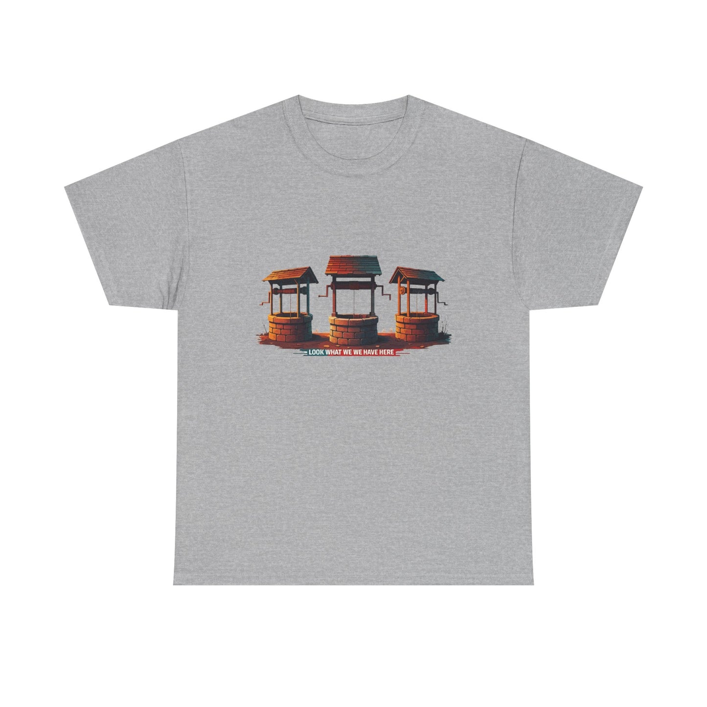Funny “Well Well Well” T-Shirt • Pun Graphic Tee with Wishing Wells • Retro Vintage Humor Shirt • Gift for Pun Lovers & Joke Fans