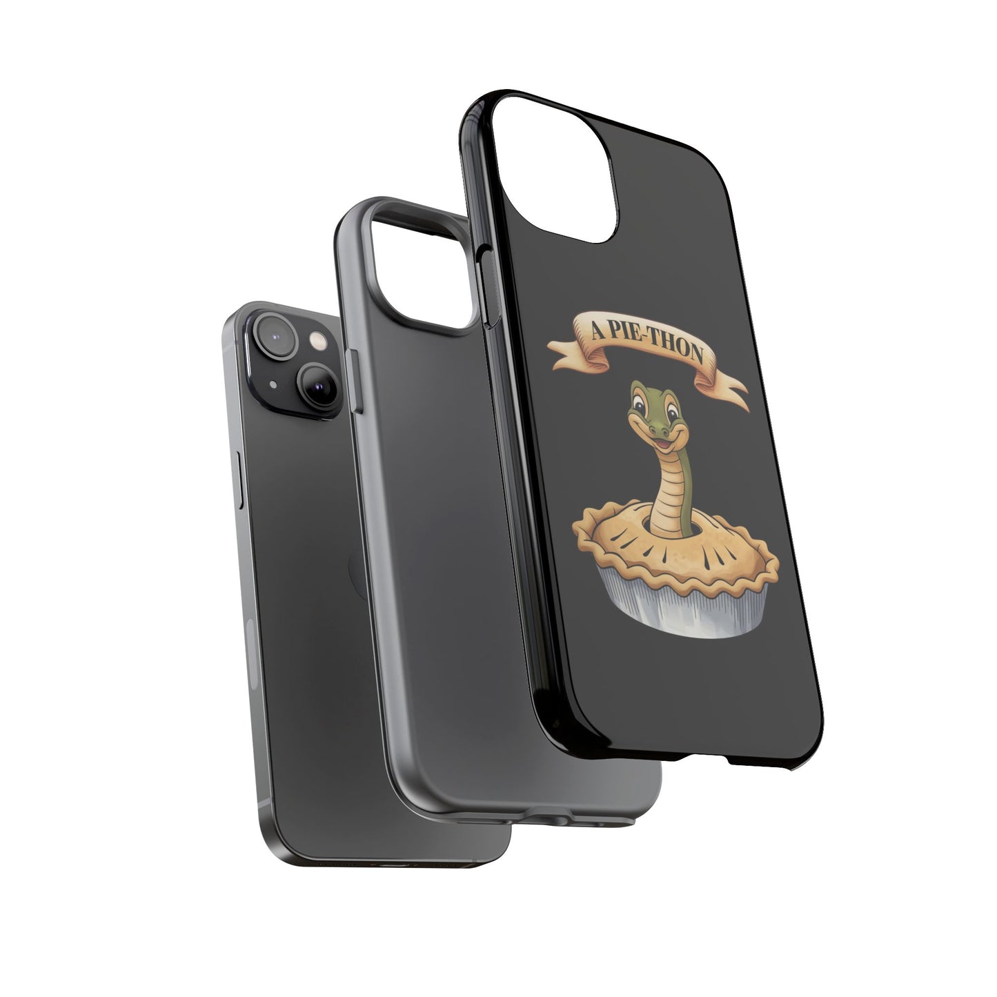 iPhone Case - 'Pie-Thon' Snake Pie Funny Tough Case