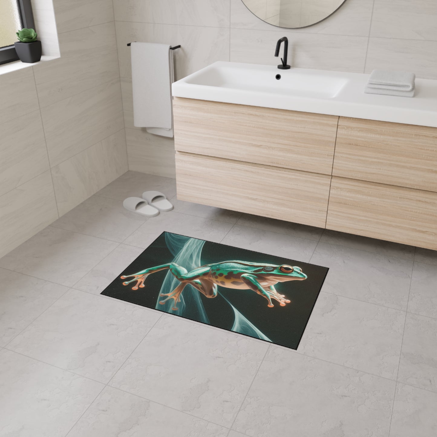Floor Mat - Fun Frog Design