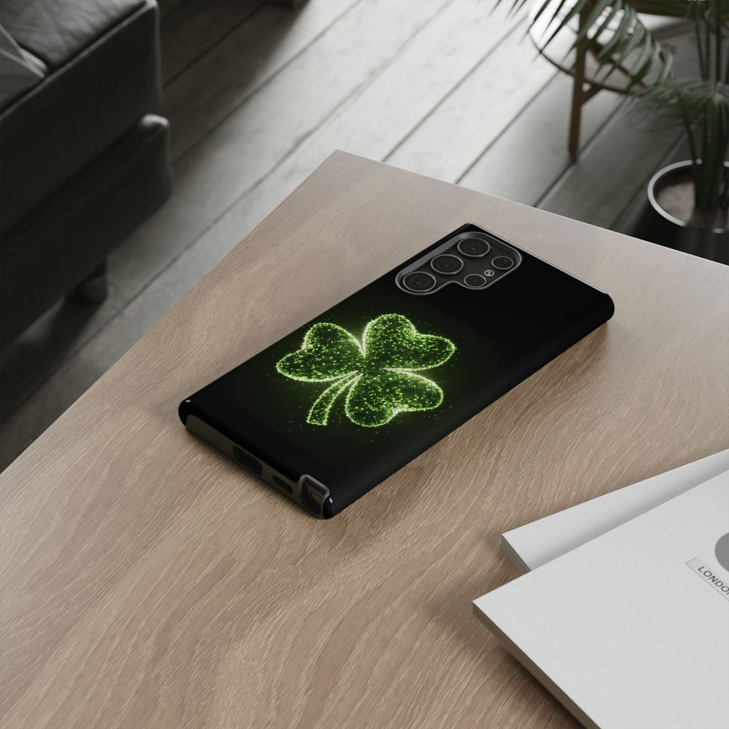 Phone Case - Shiny Shamrock Design for Samsung Galaxy