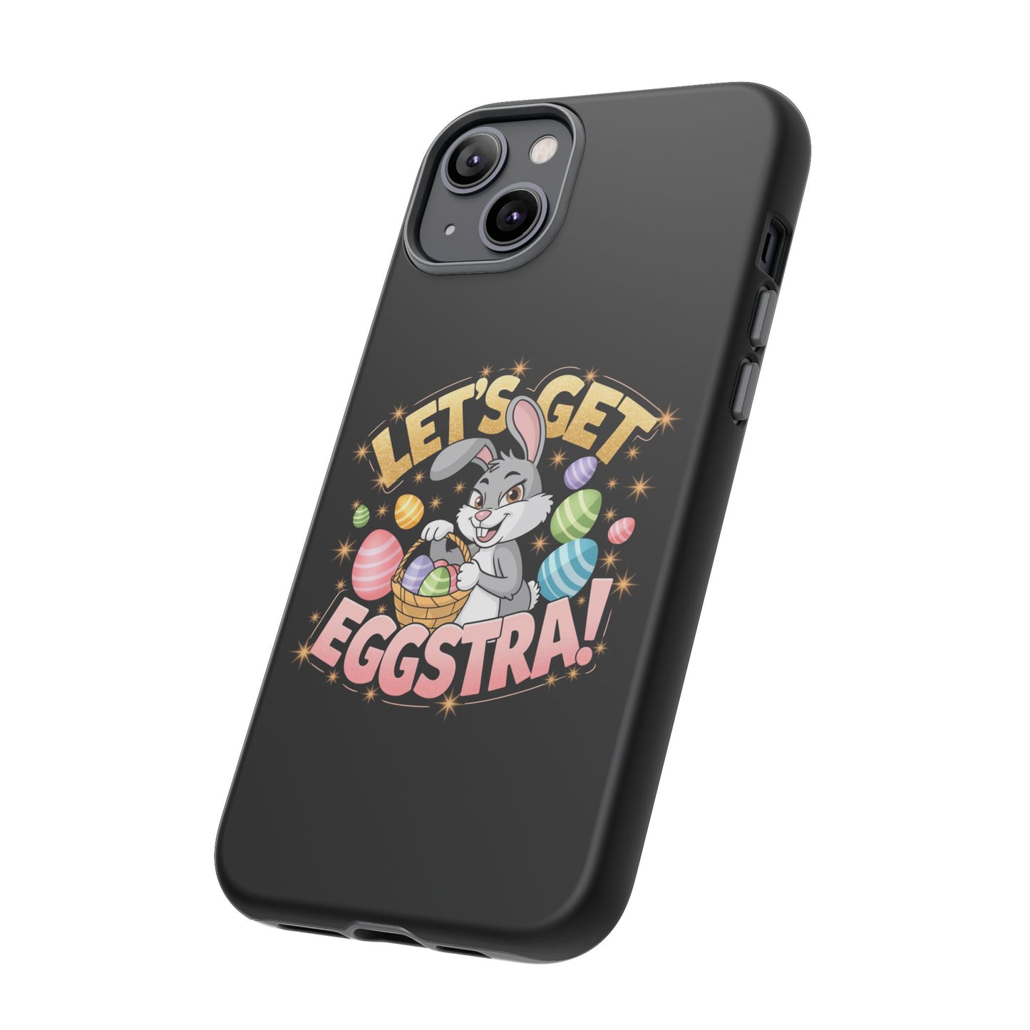 iPhone Case Easter Bunny 'Let's Get Eggstra Phone Case Easter iPhone Case