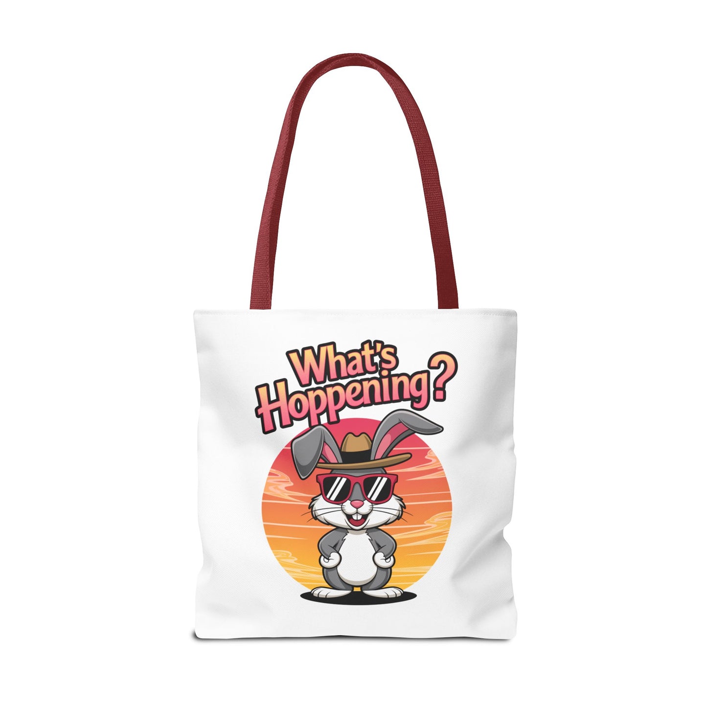 Bunny Tote Bag - 'What's Hoppening'